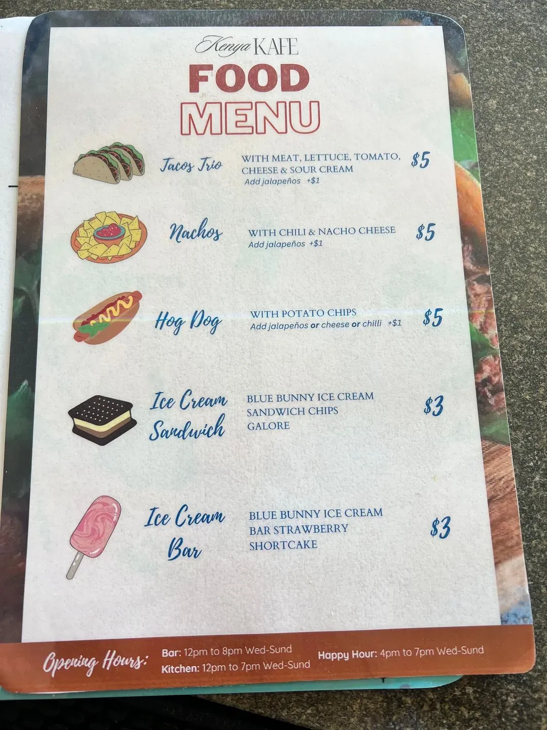 Menu 3