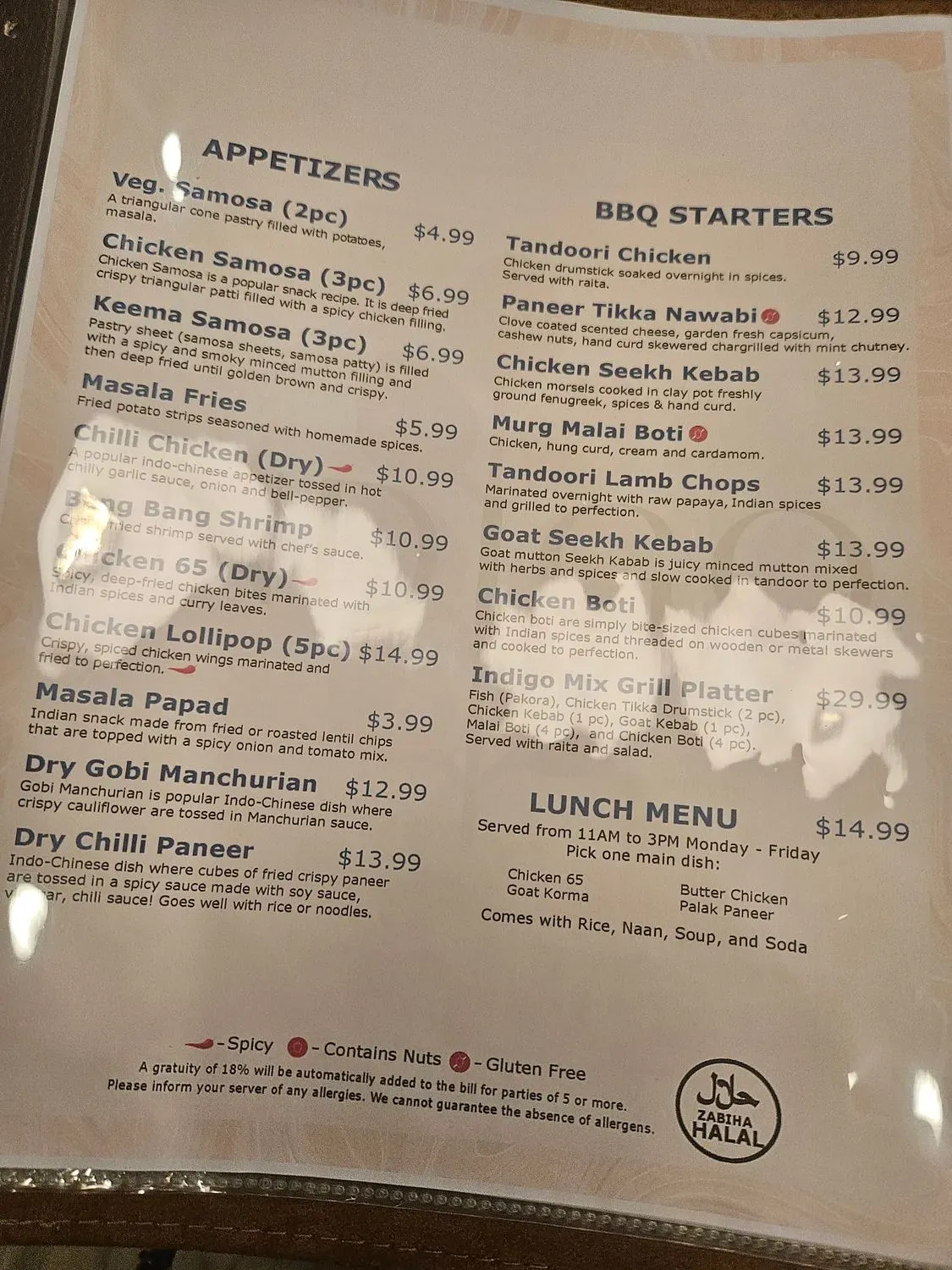 Menu 2