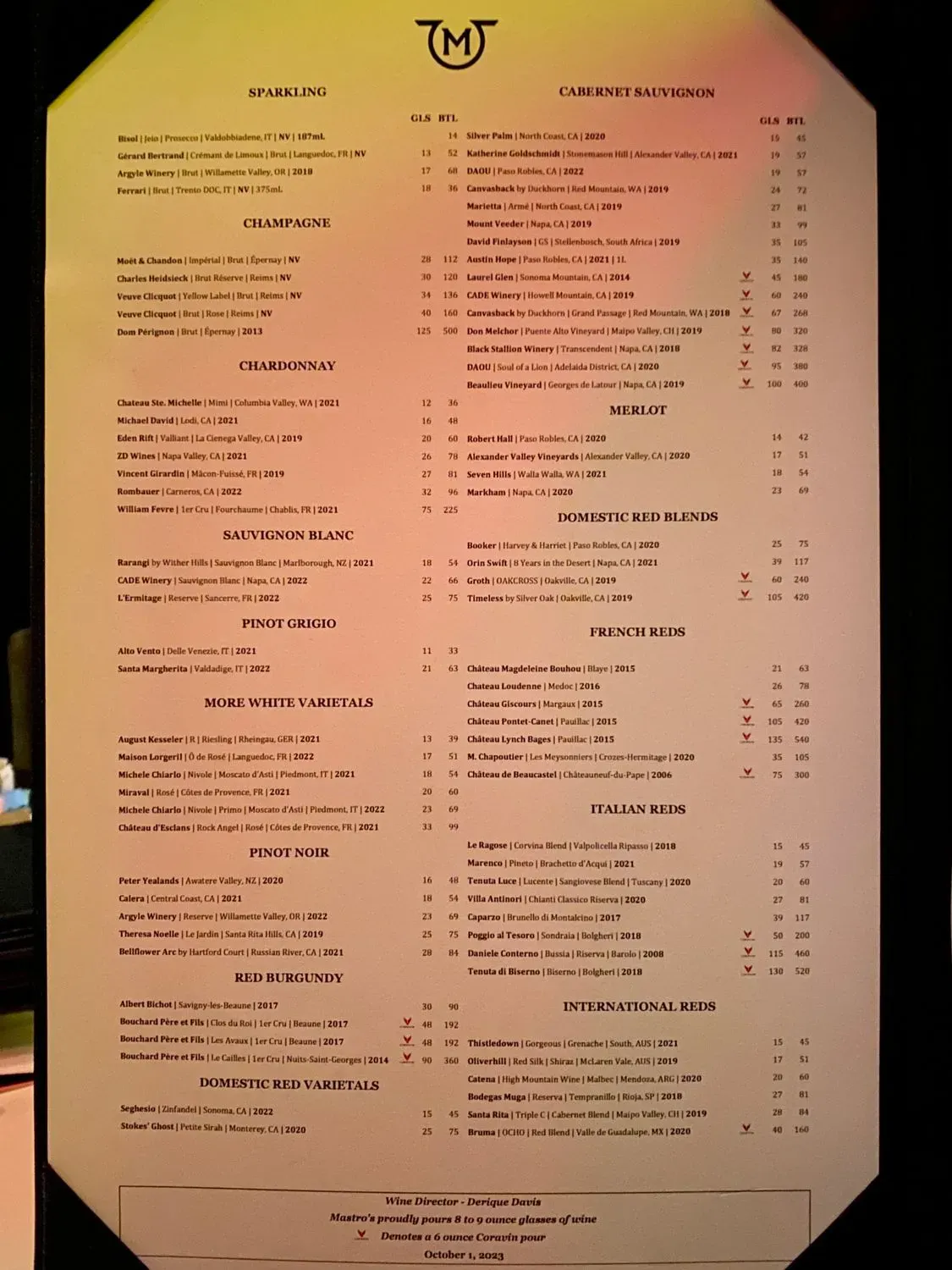 Menu 3