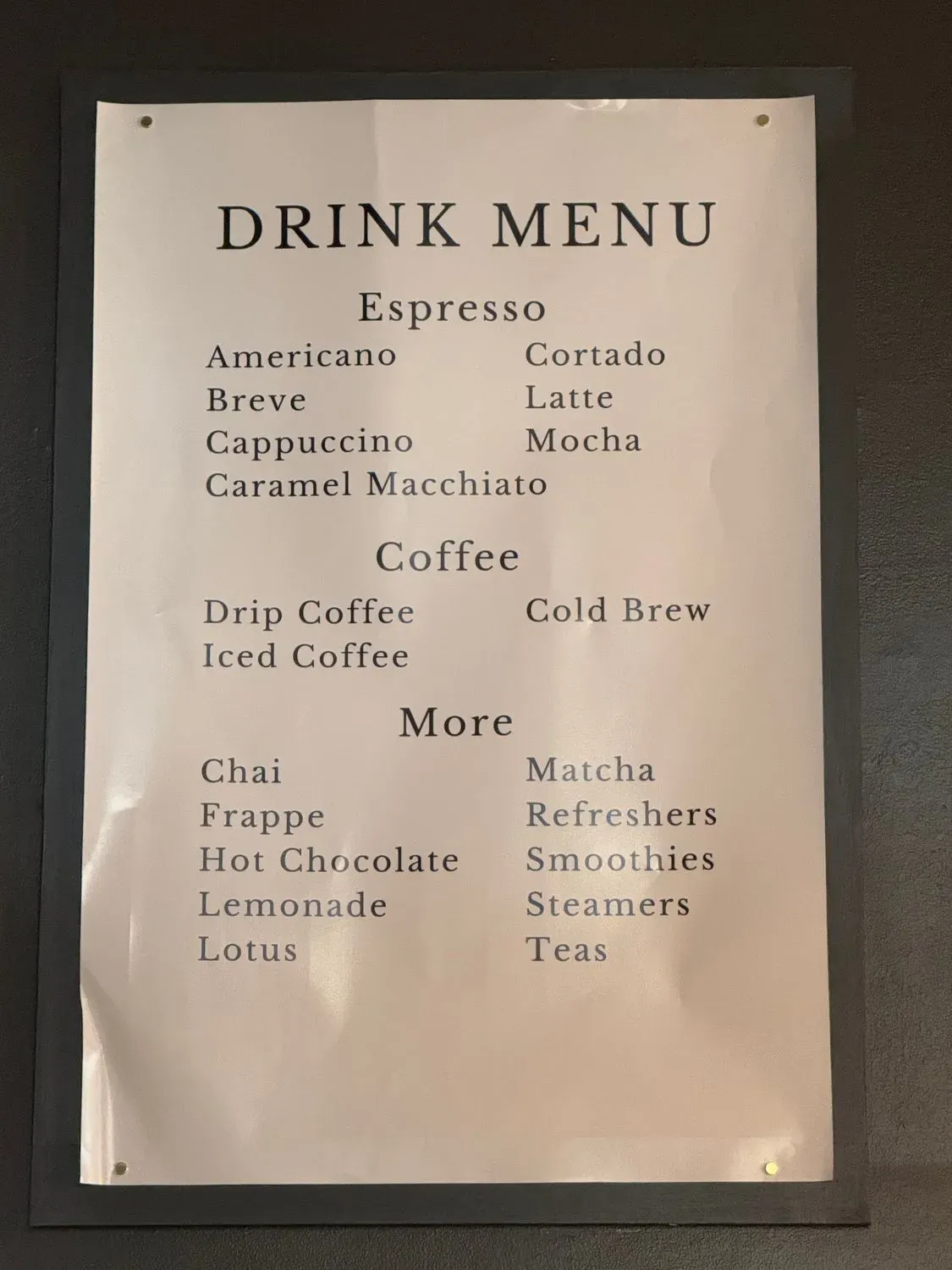 Menu 2