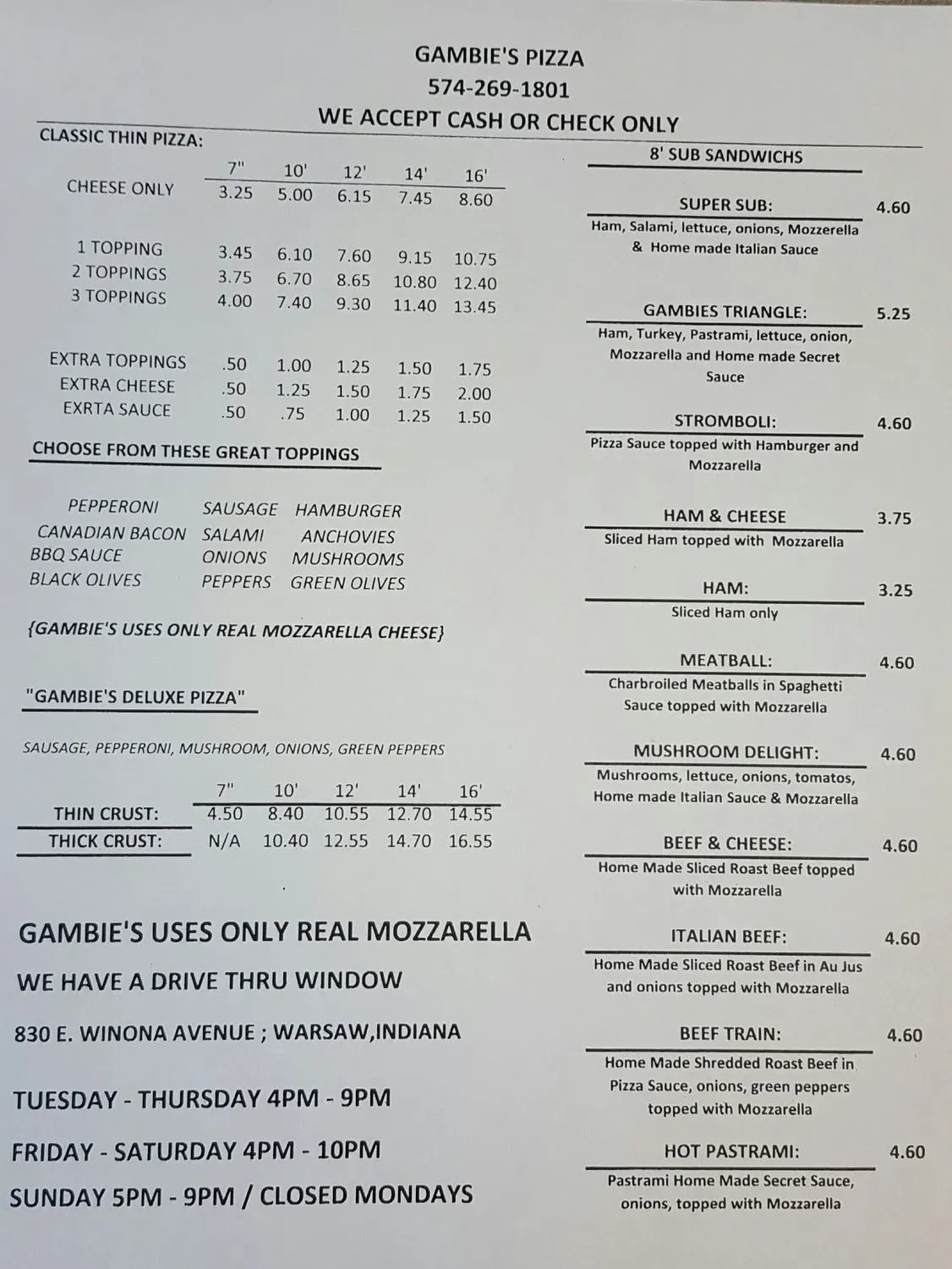 Menu 3