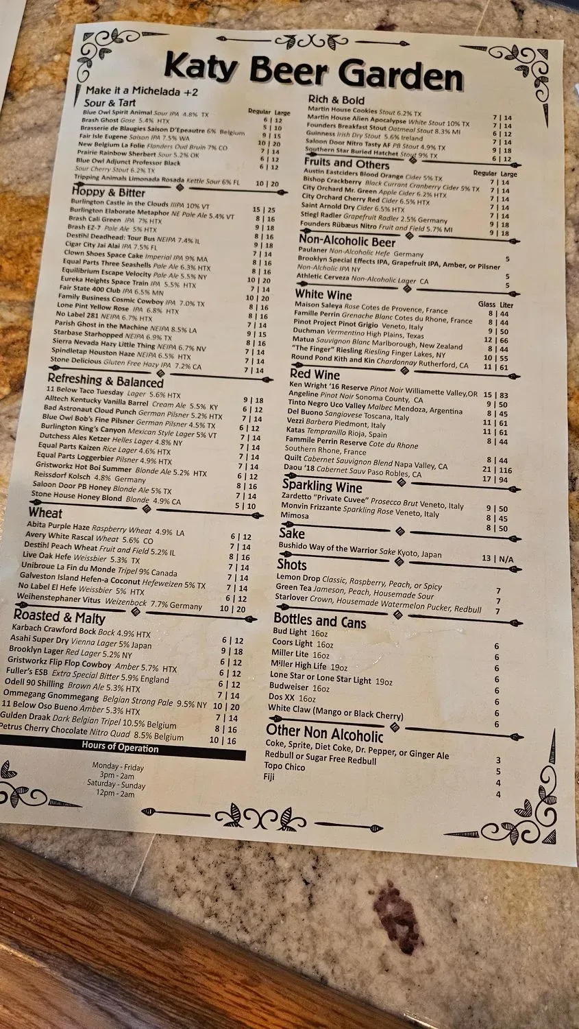 Menu 2