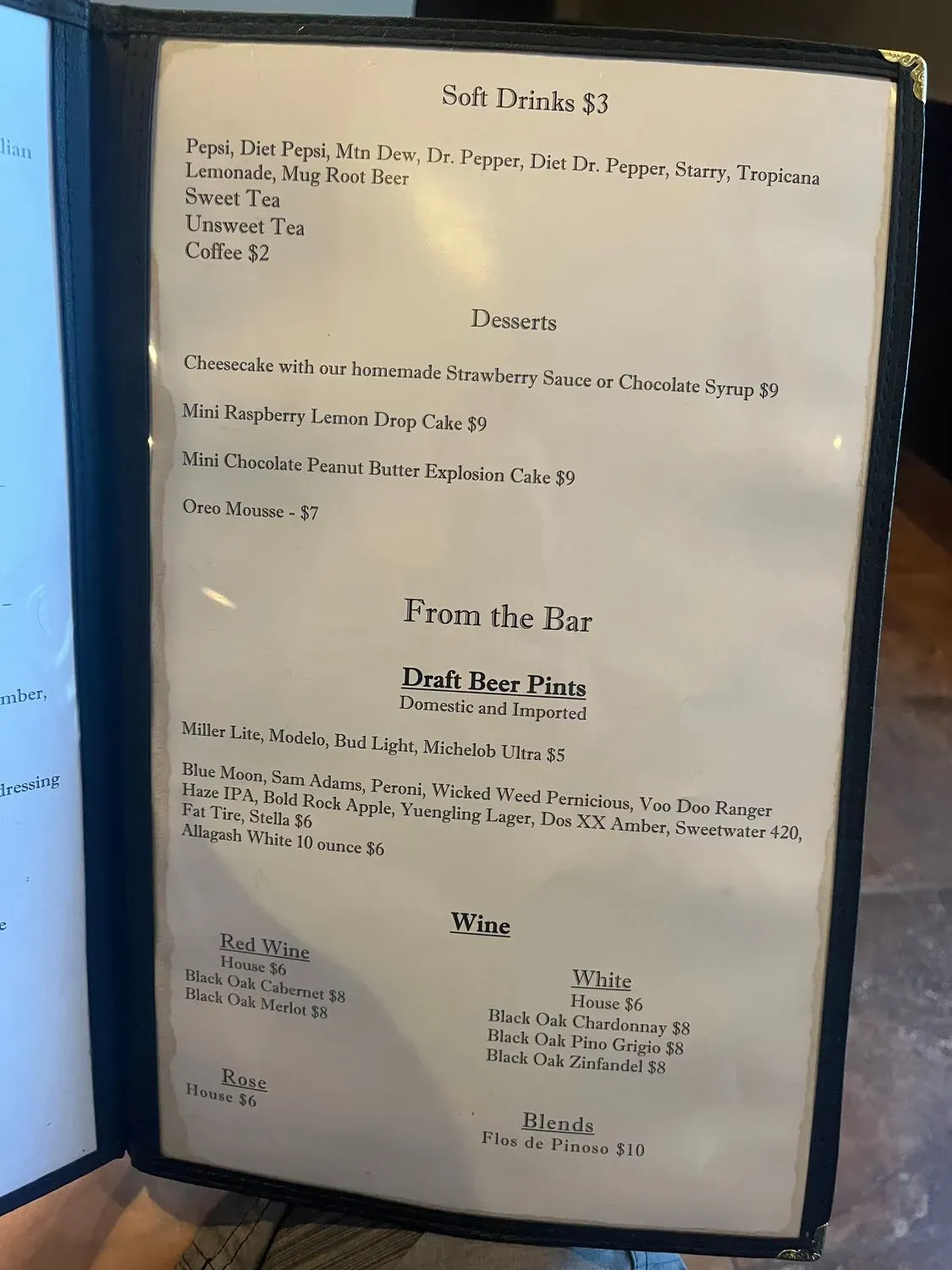 Menu 6