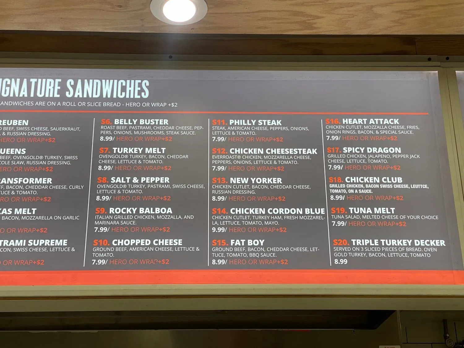 Menu 6