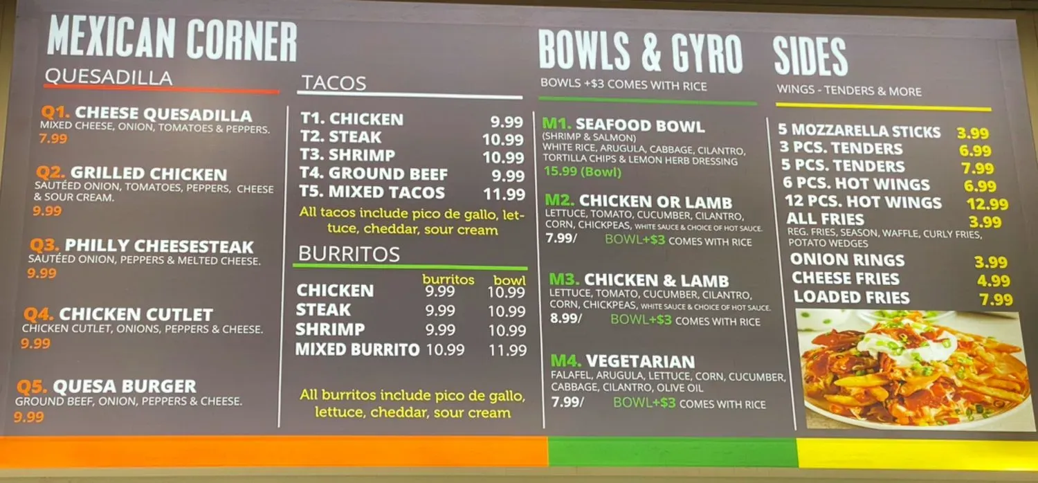 Menu 5