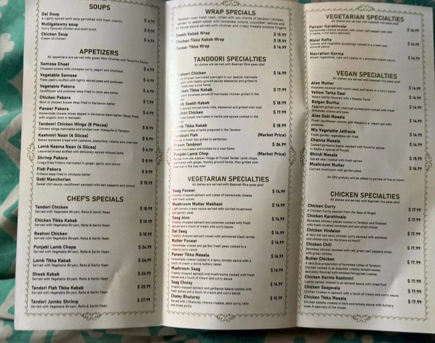 Menu 3