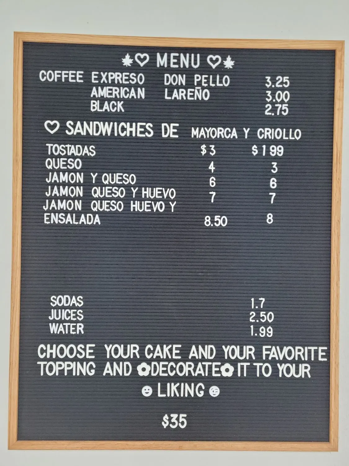 Menu 2