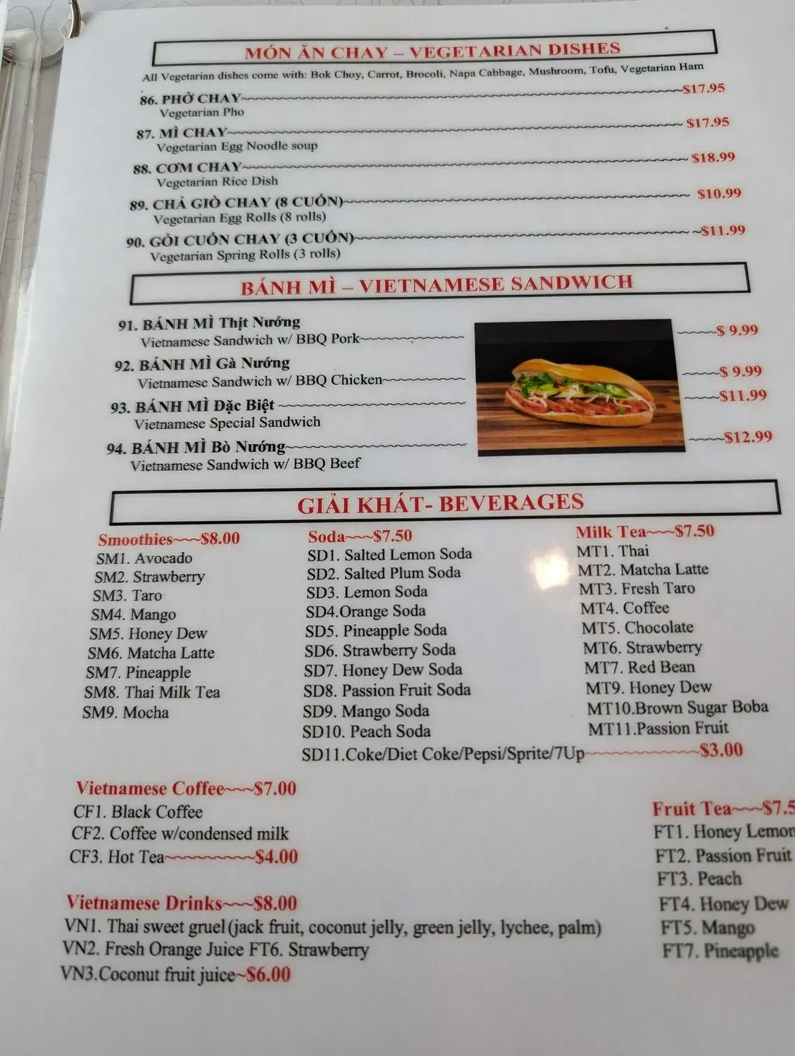 Menu 6