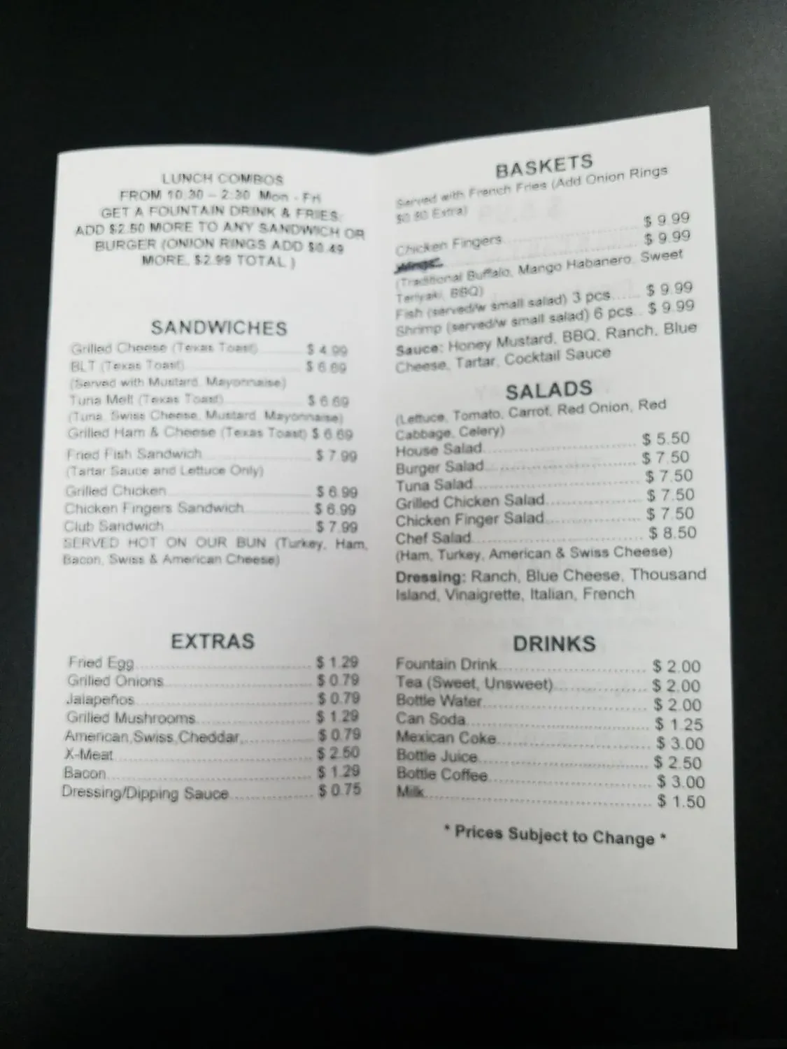 Menu 3