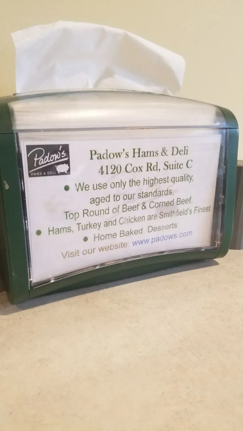 Padow's Hams & Deli Menu - Updated November 2025