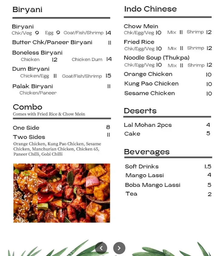 Menu 2