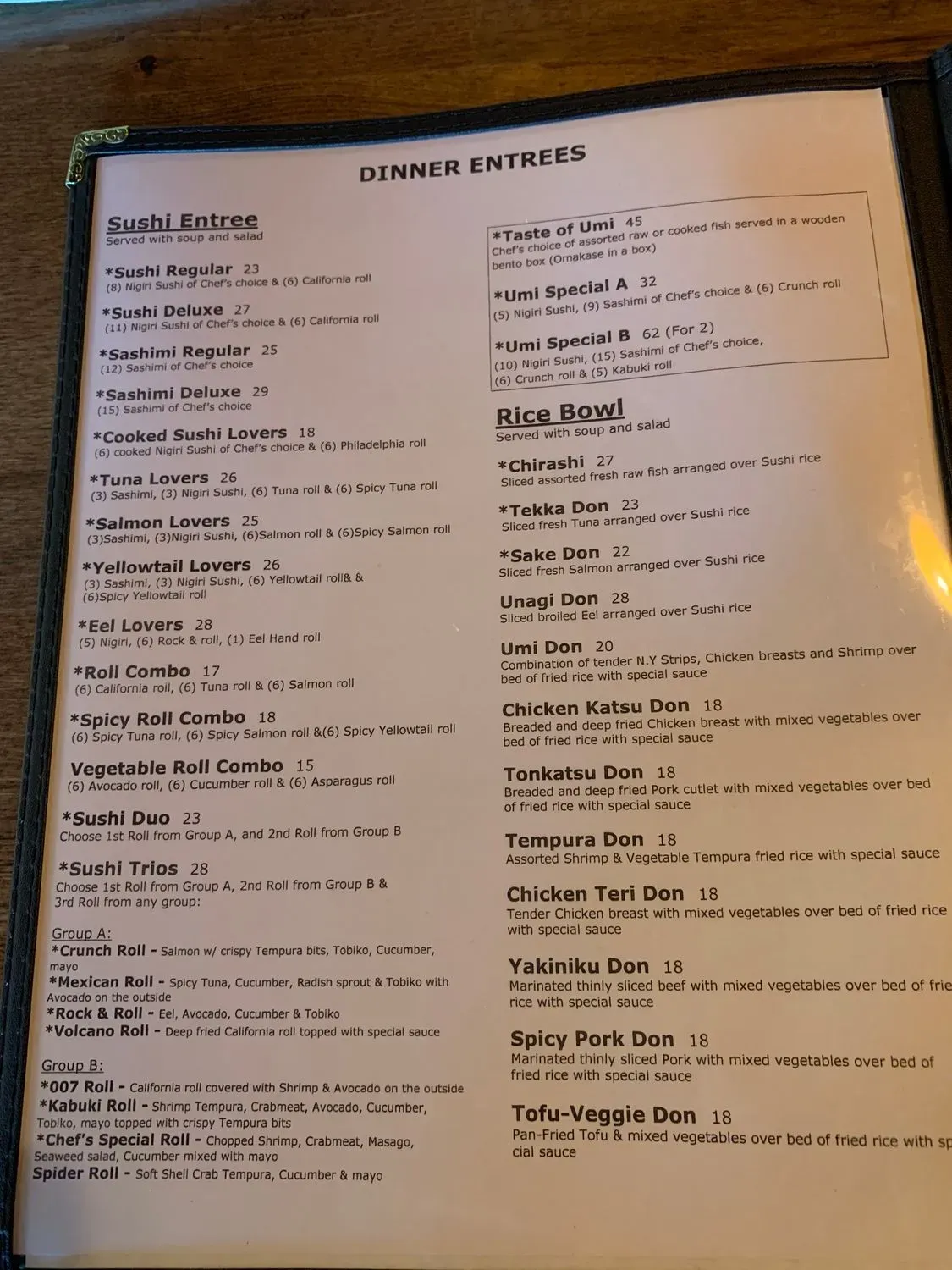 Menu 4