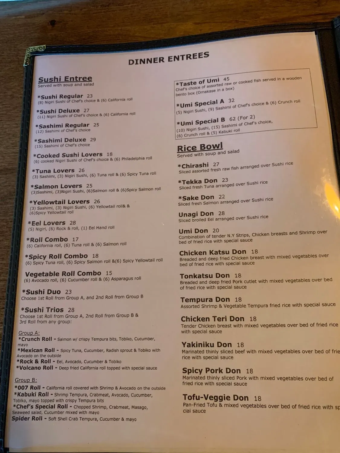 Menu 4