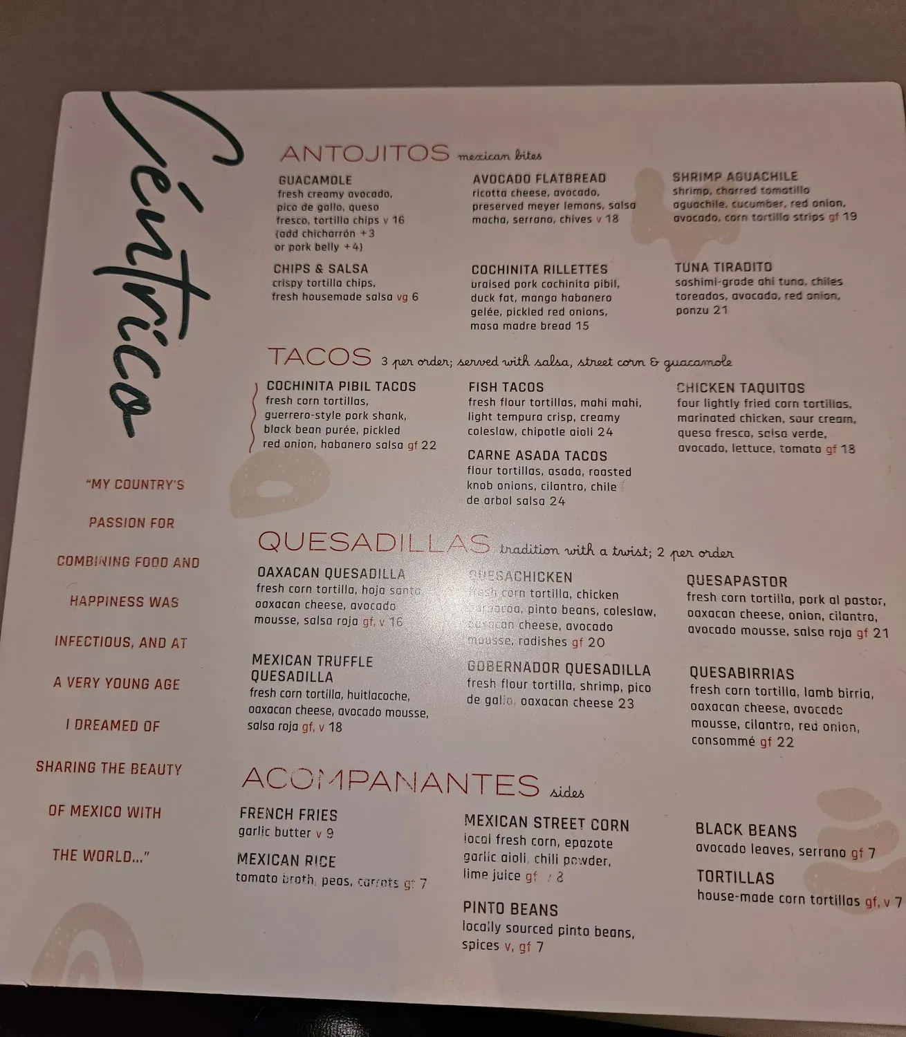 Menu 4