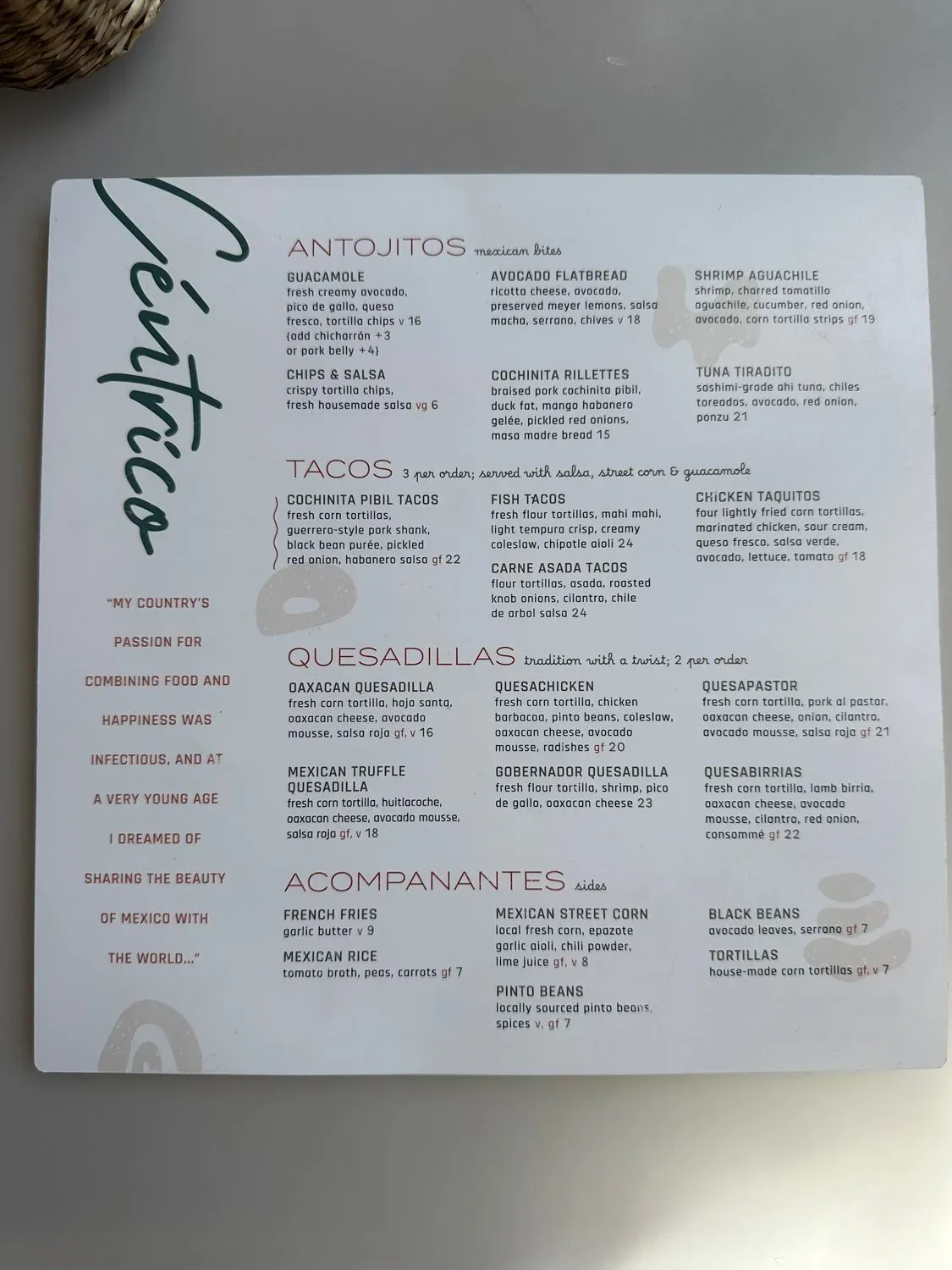 Menu 3