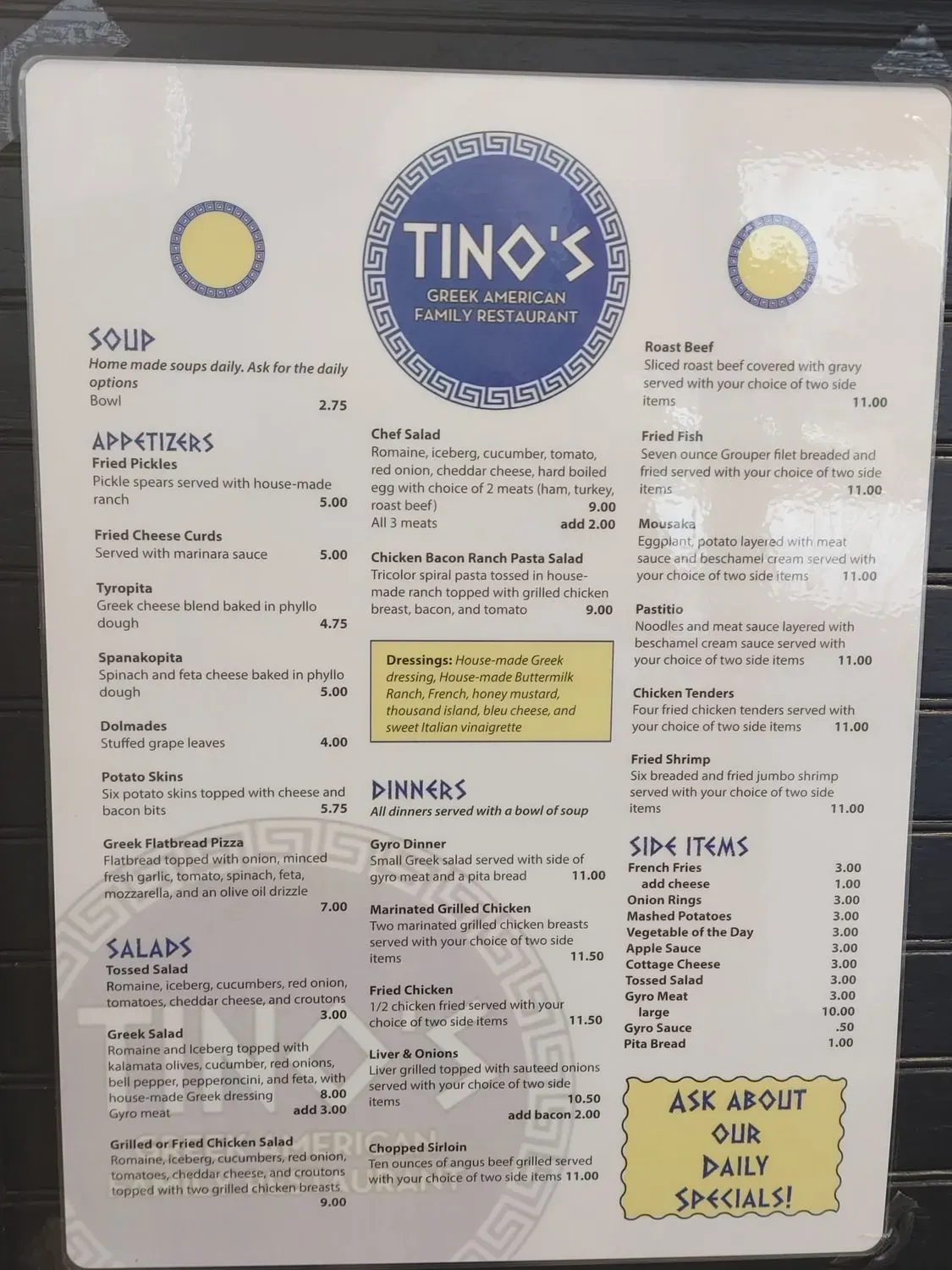 Menu 3