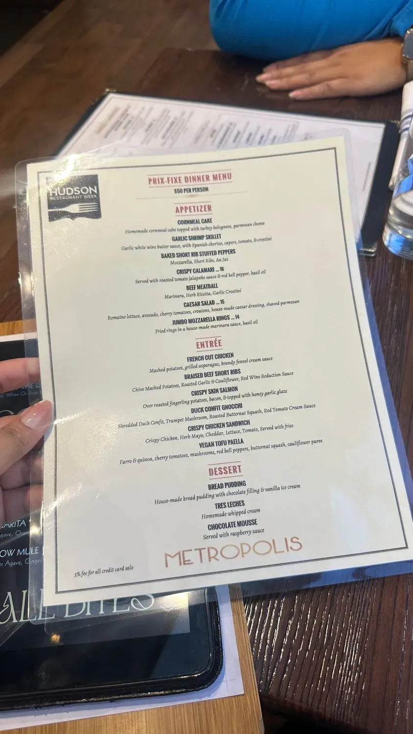 Metropolis Menu - Updated November 2025