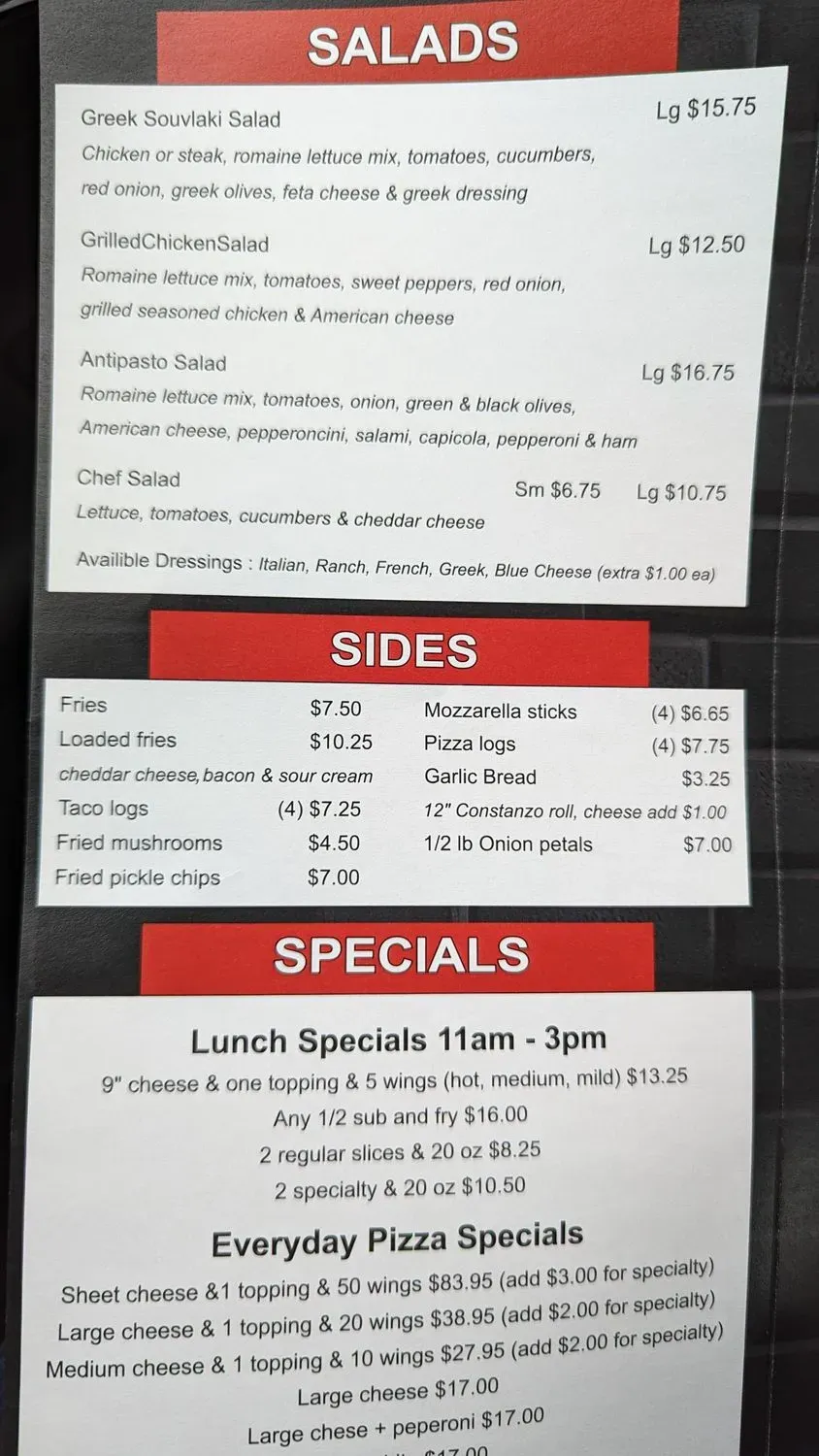 Menu 3