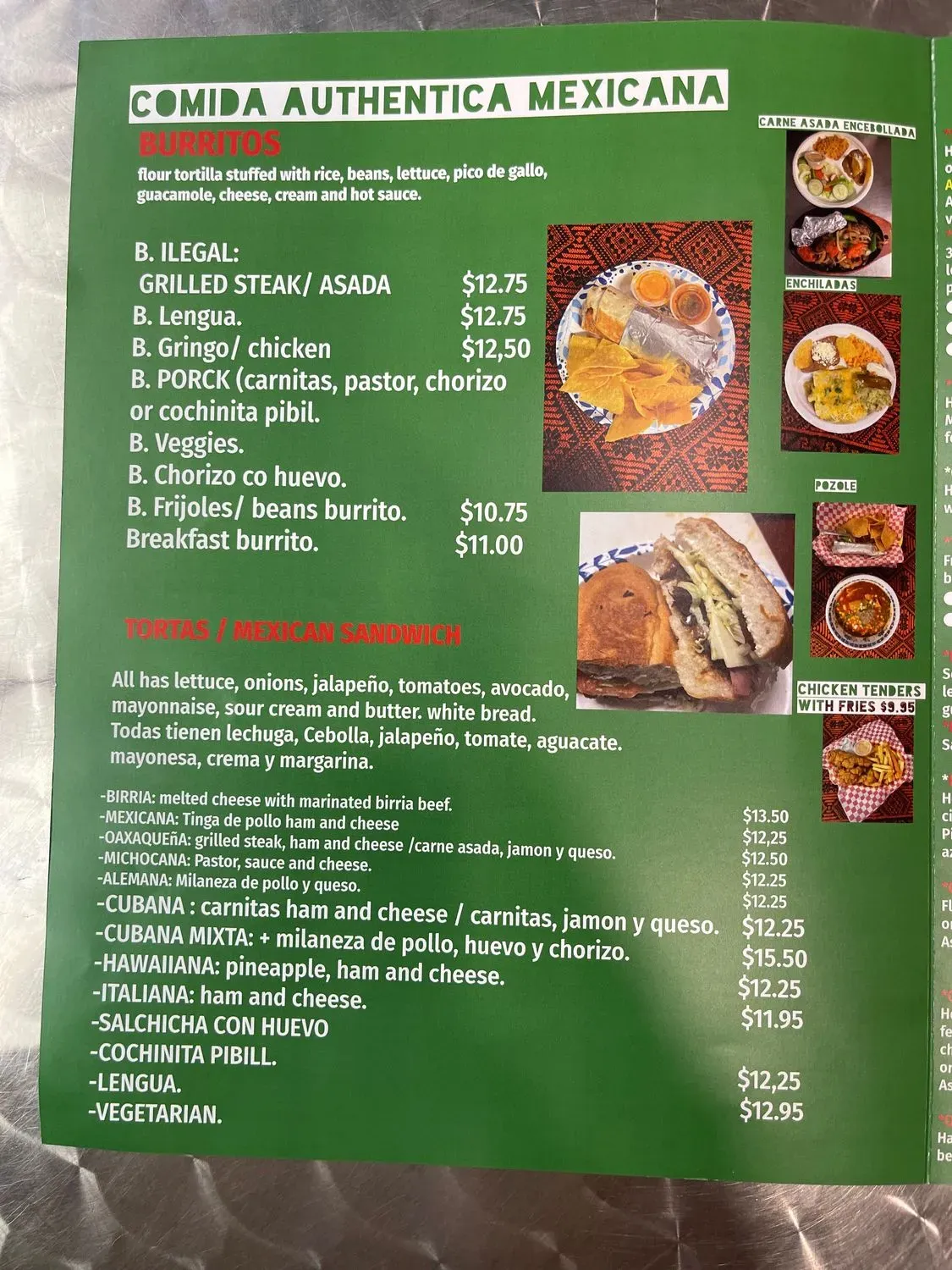 Menu 4