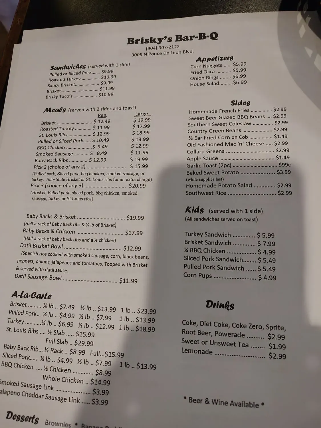 Menu 6