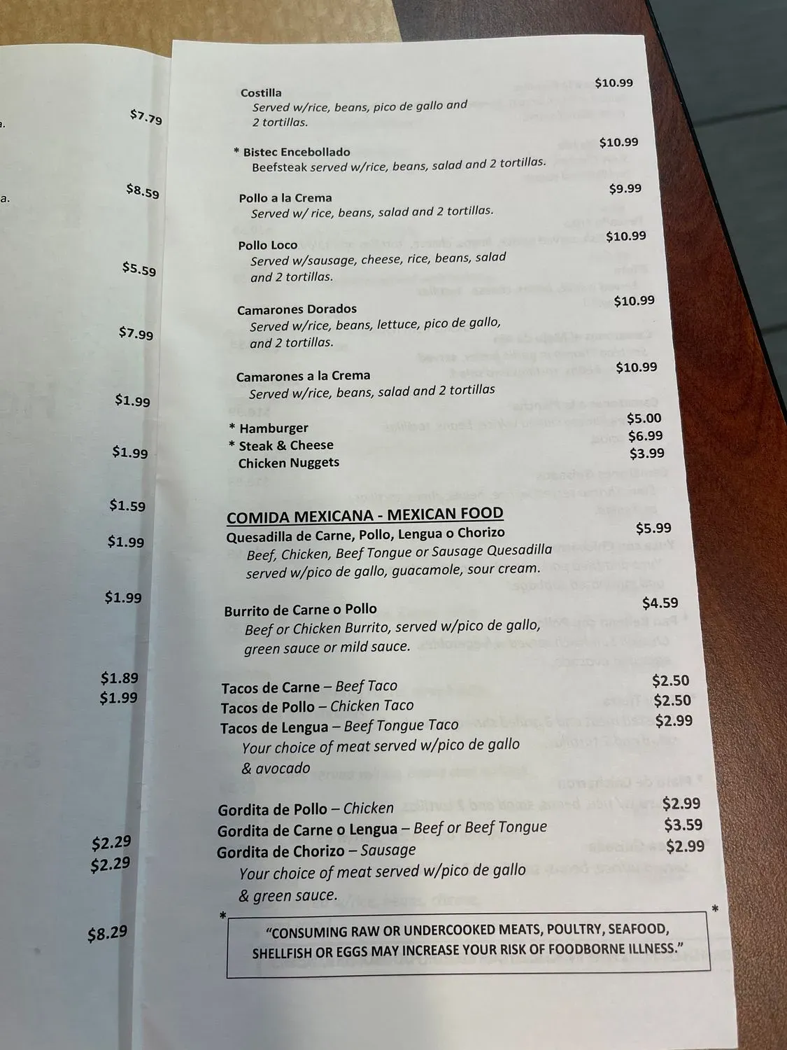 Menu 4