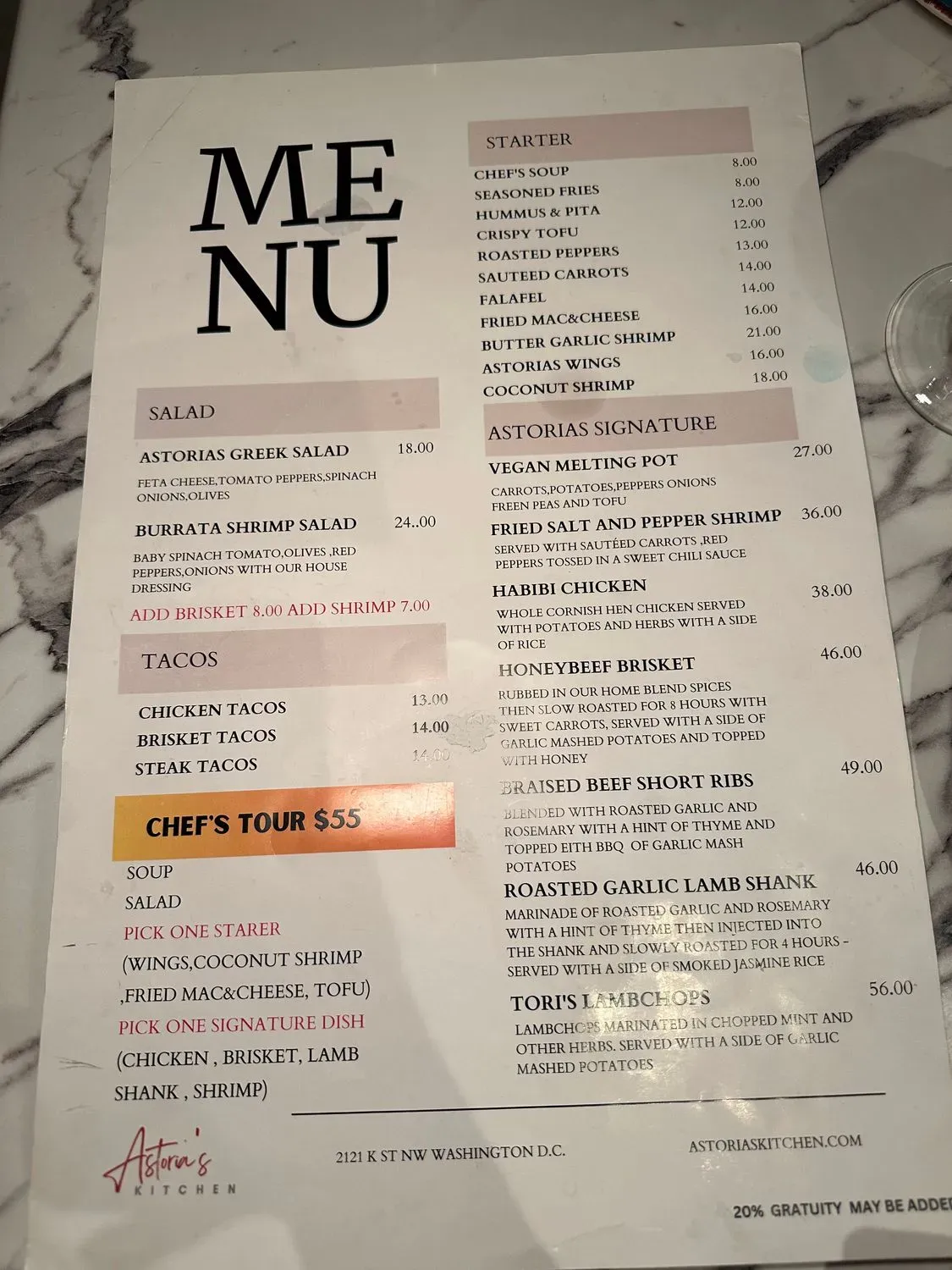 Menu 3