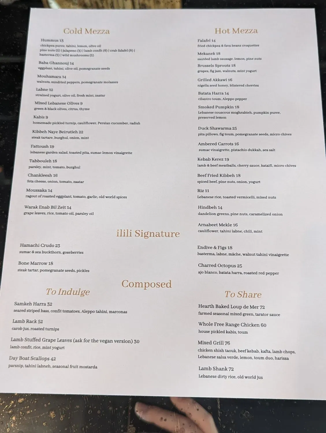 Menu 4