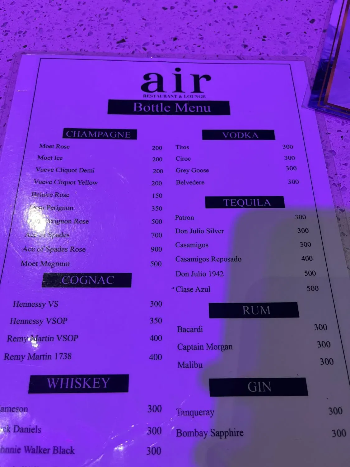 Menu 5