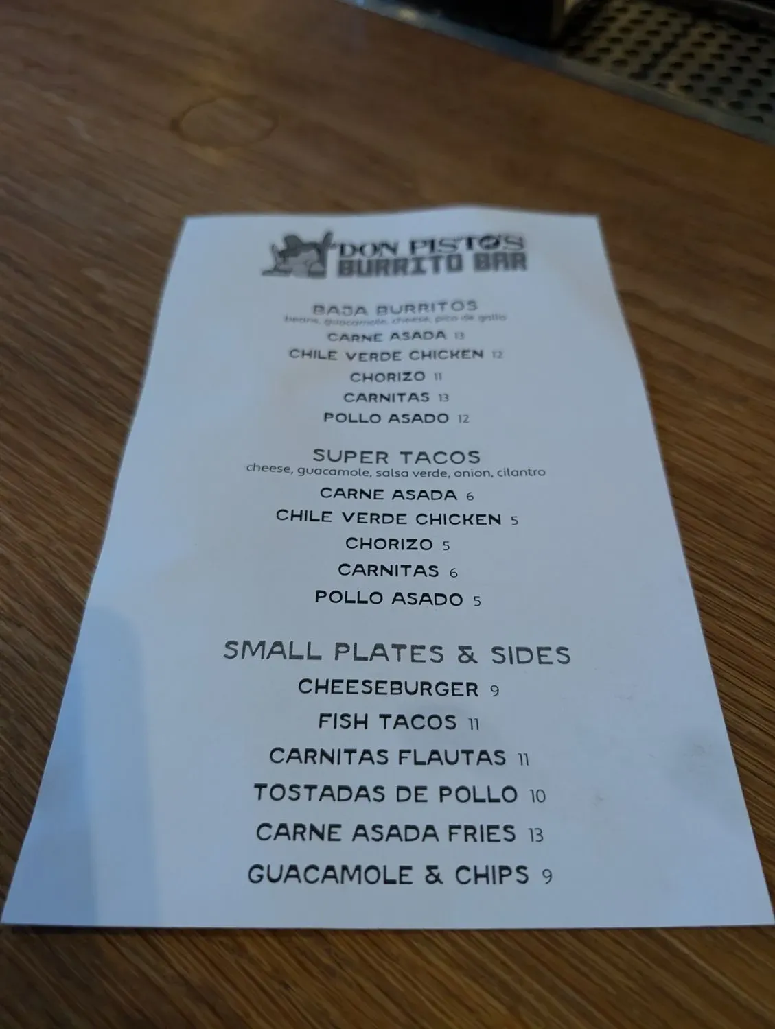 Menu 2