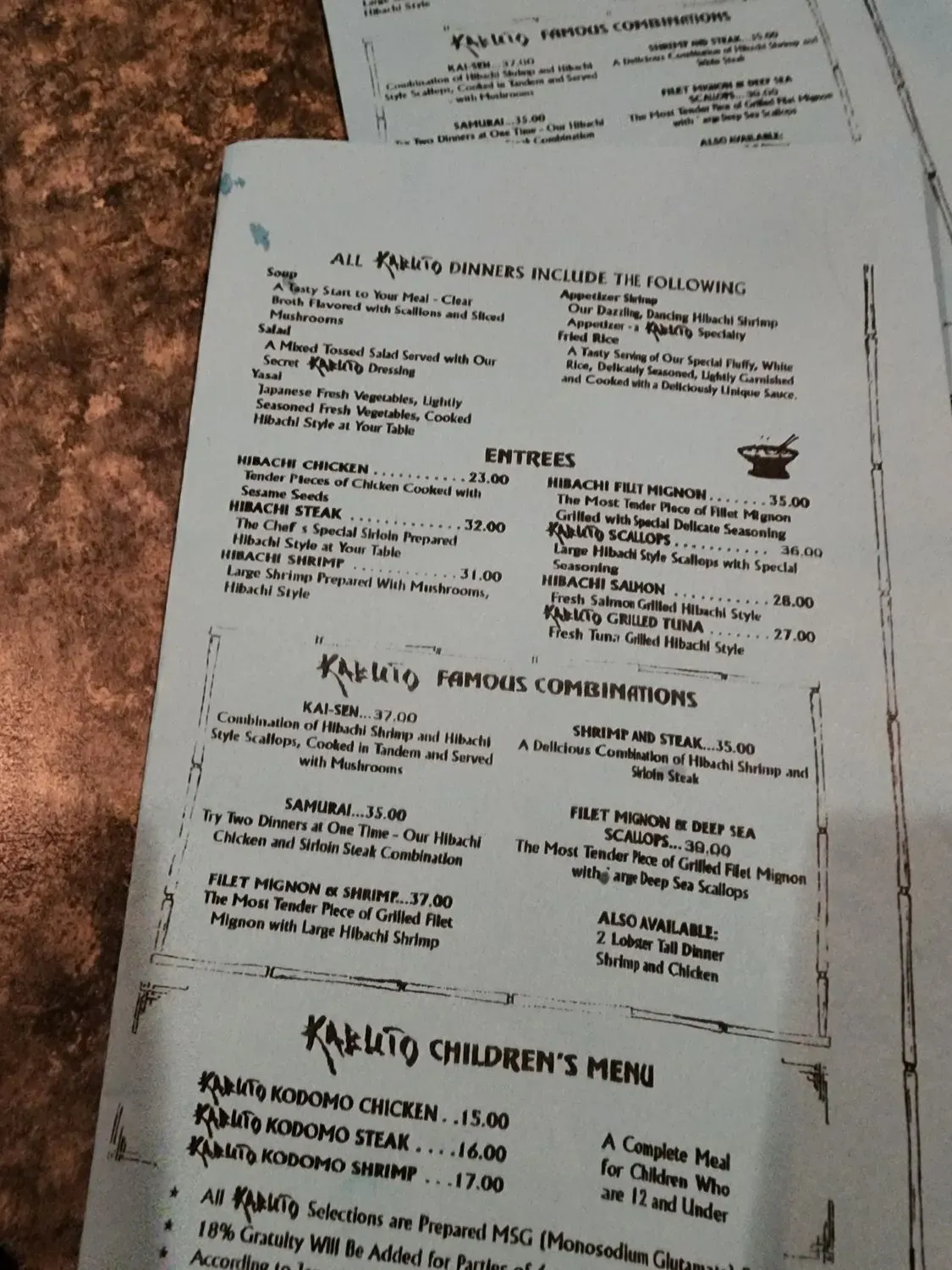 Menu 4