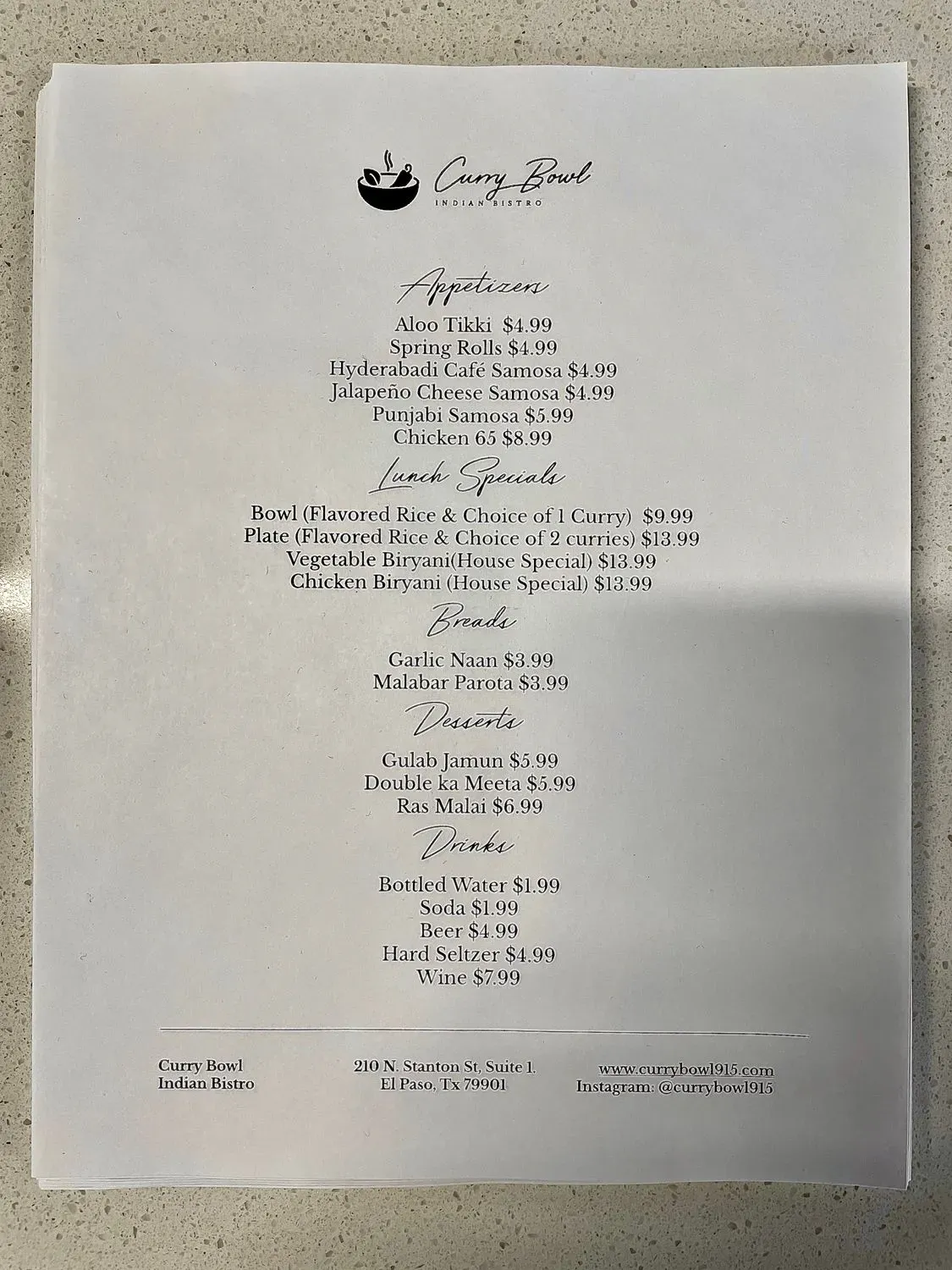 Menu 2