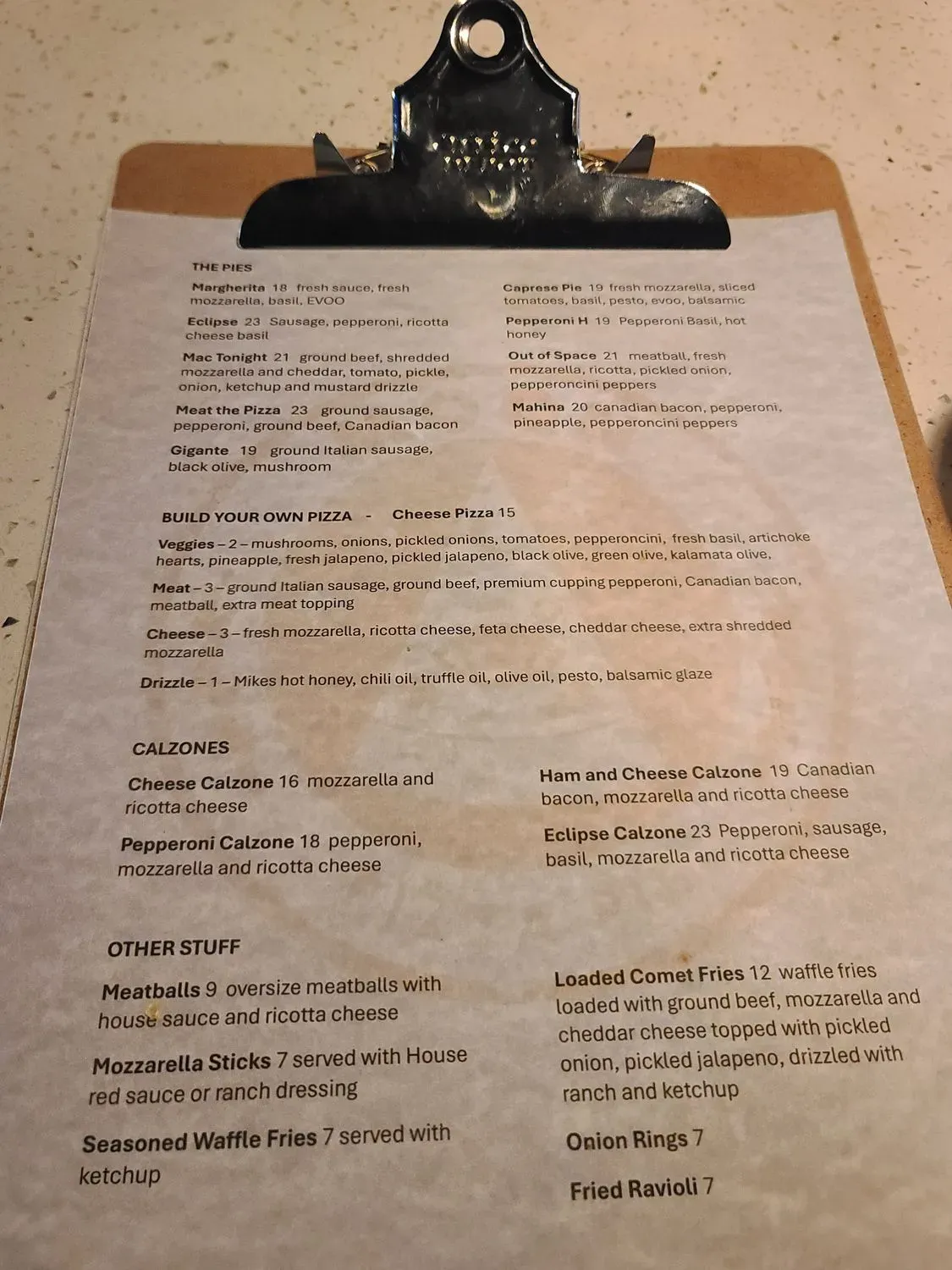 Menu 3