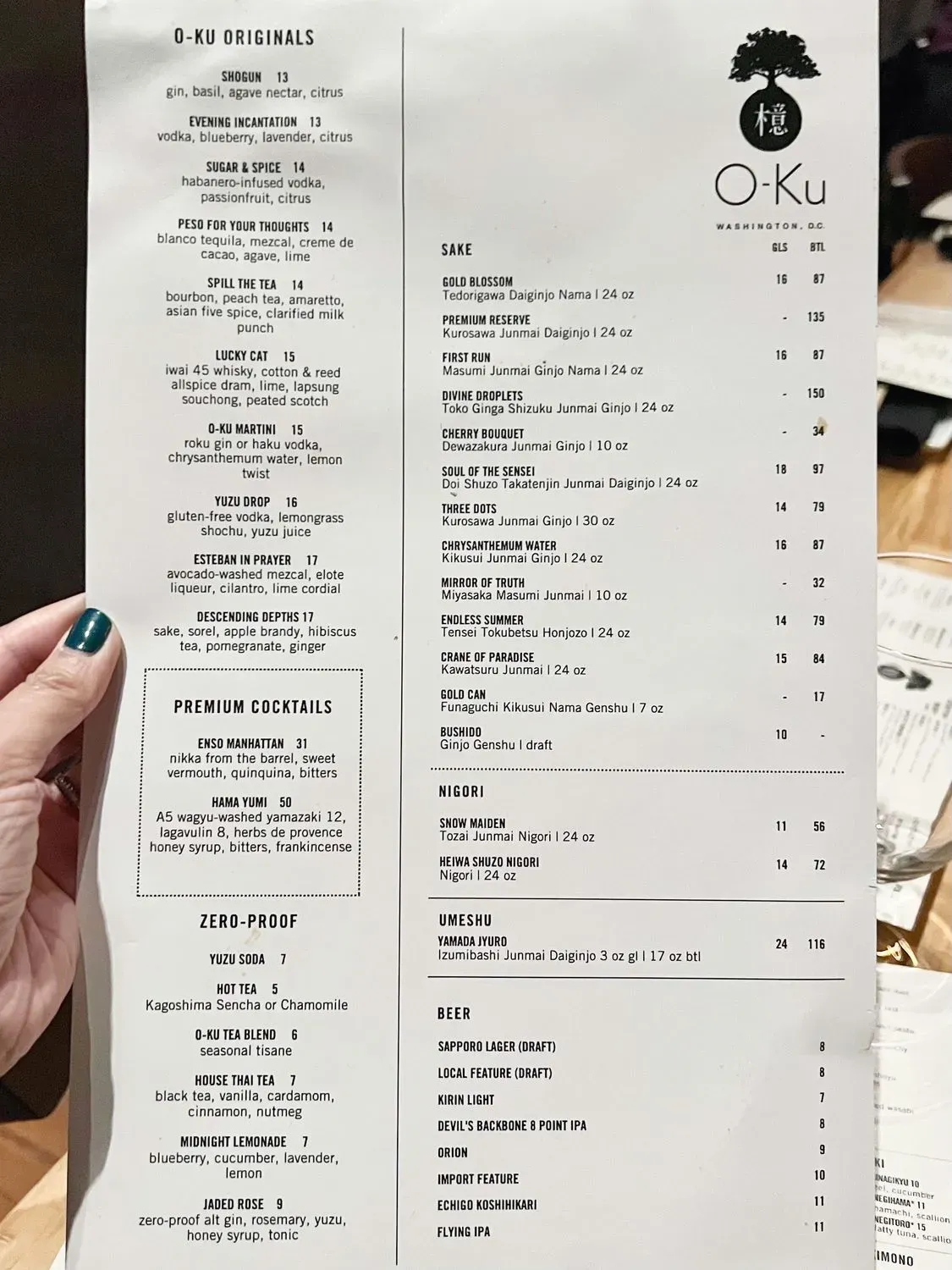 Menu 5