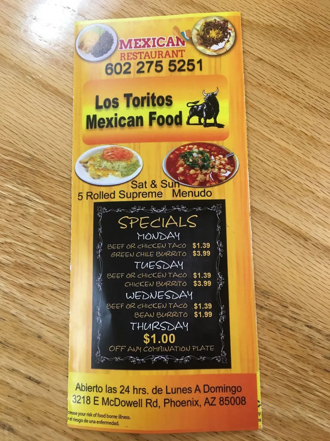 Menu 4