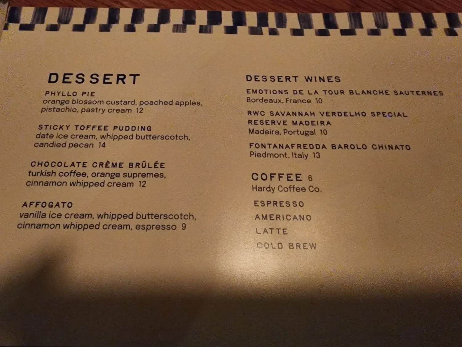 Menu 4