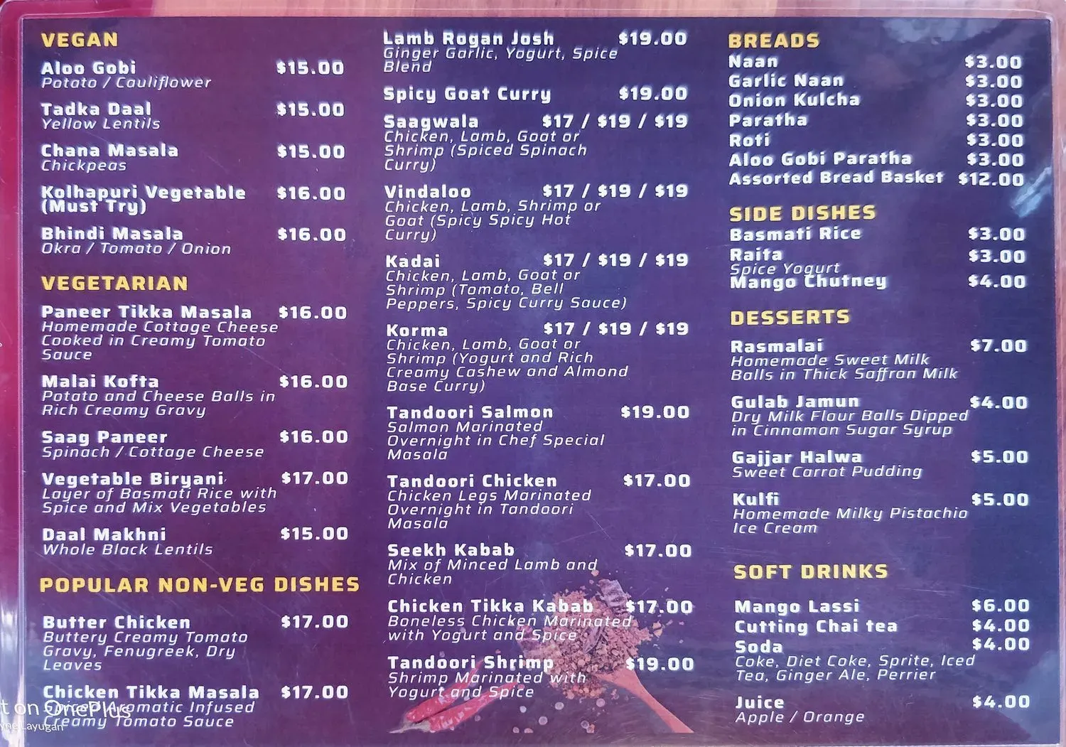 Menu 6