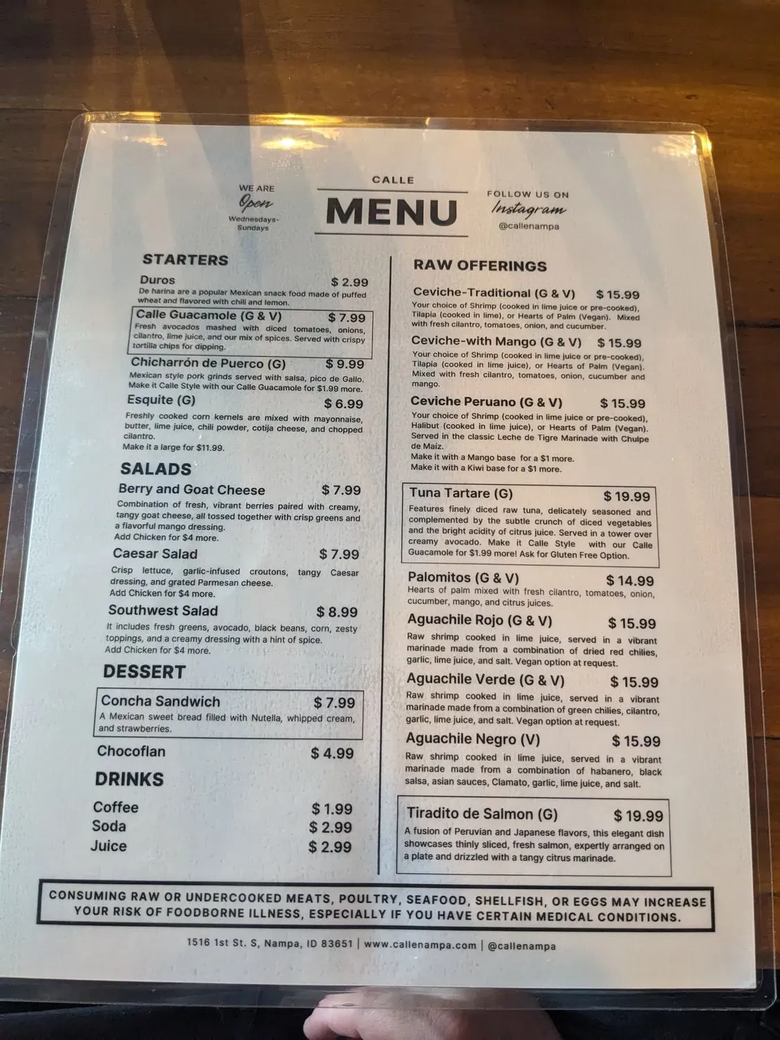 Menu 2