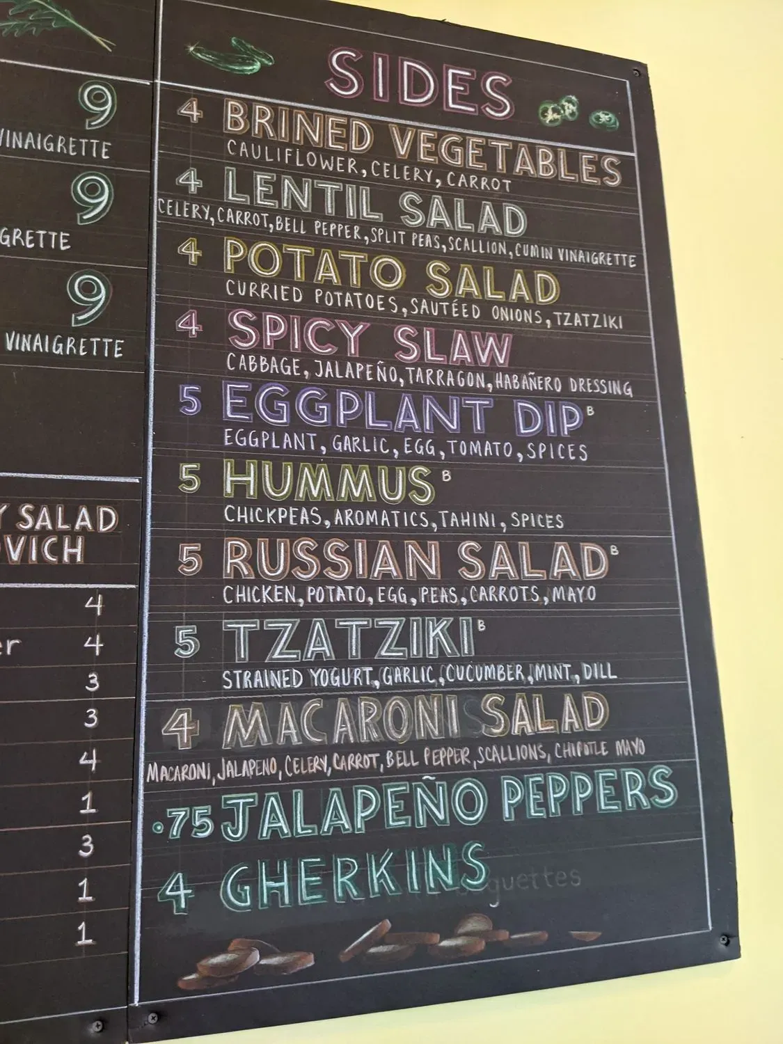 Menu 5