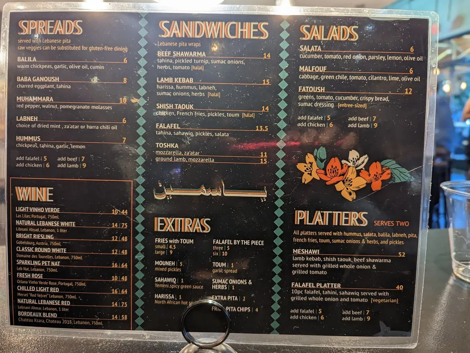 Menu 5