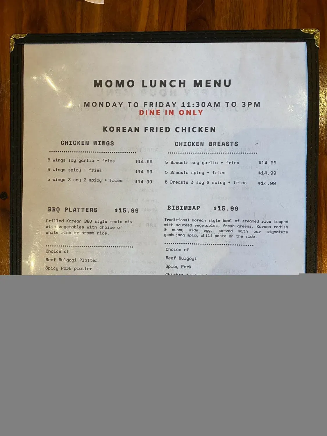 Menu 4