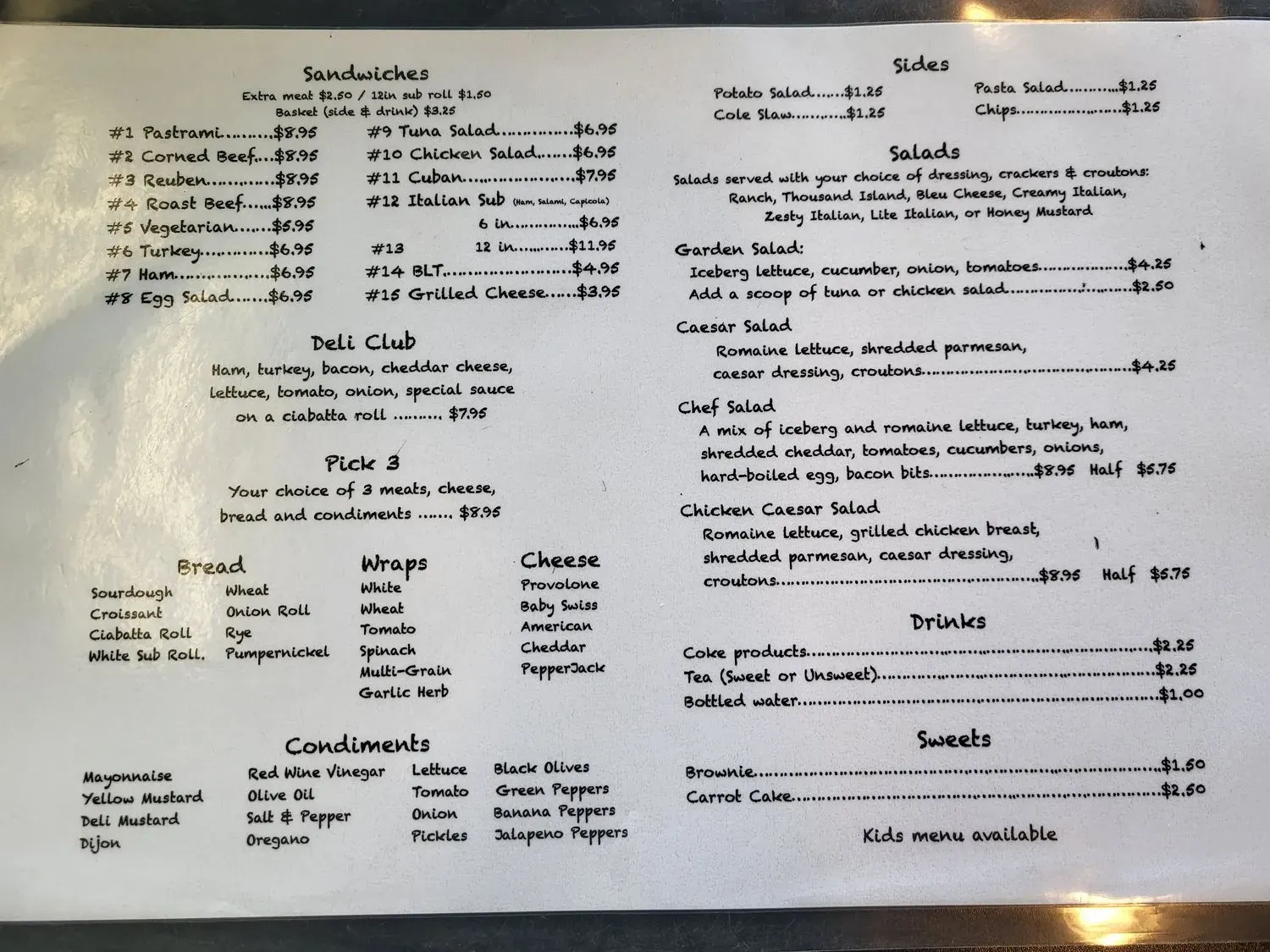 Menu 4