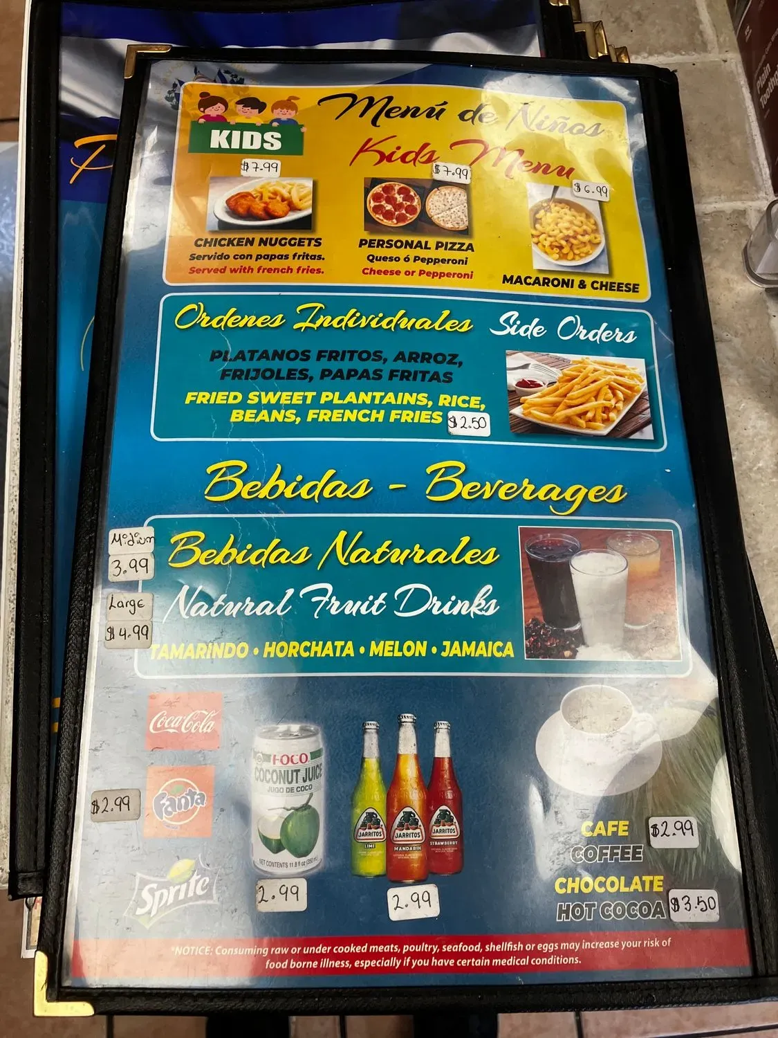 Menu 4