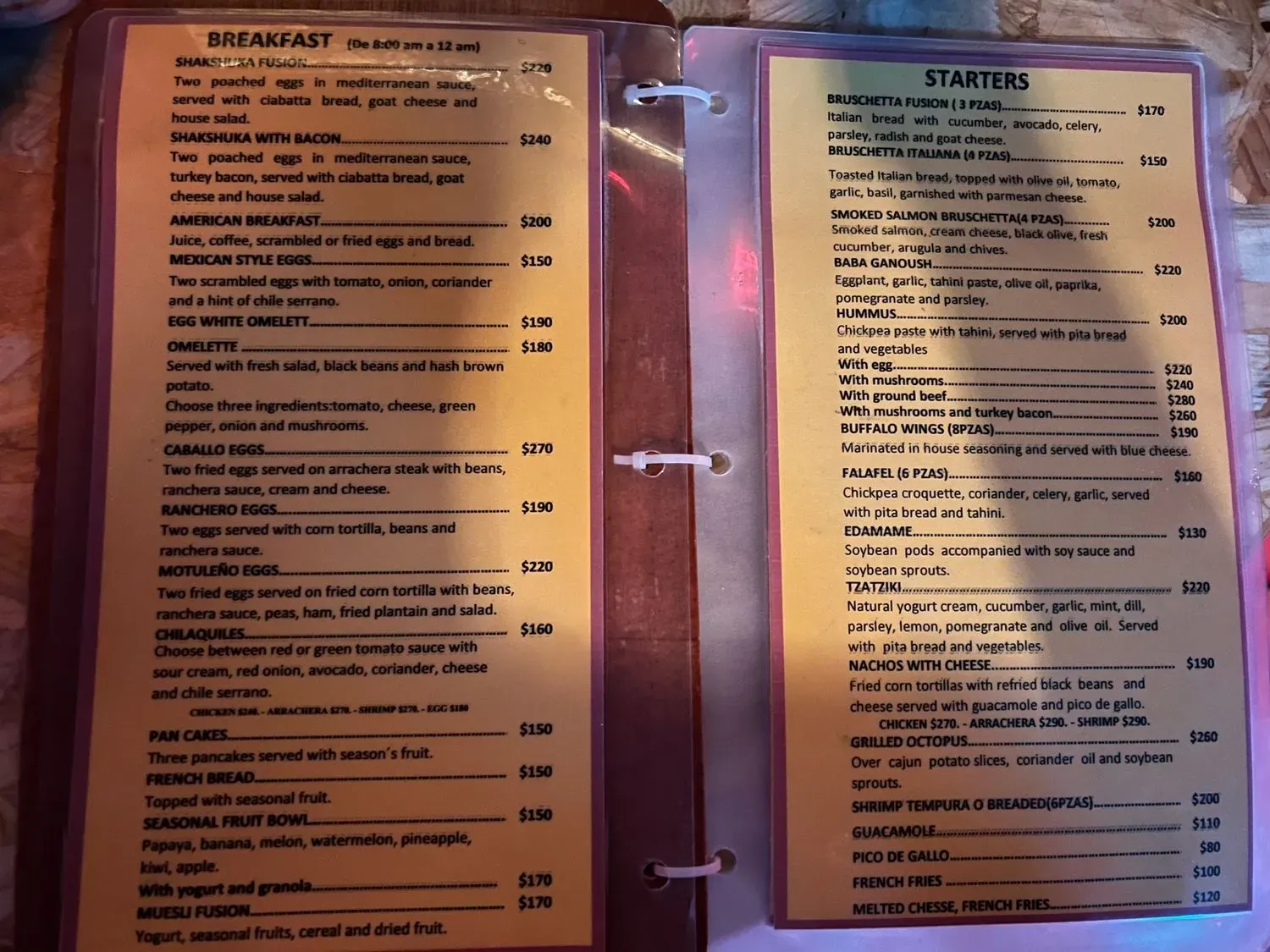 Menu 3