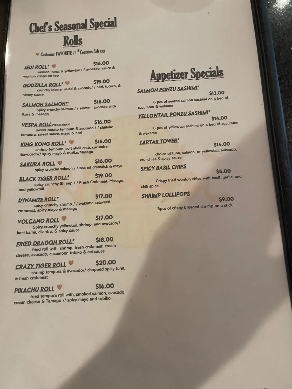 Menu 6