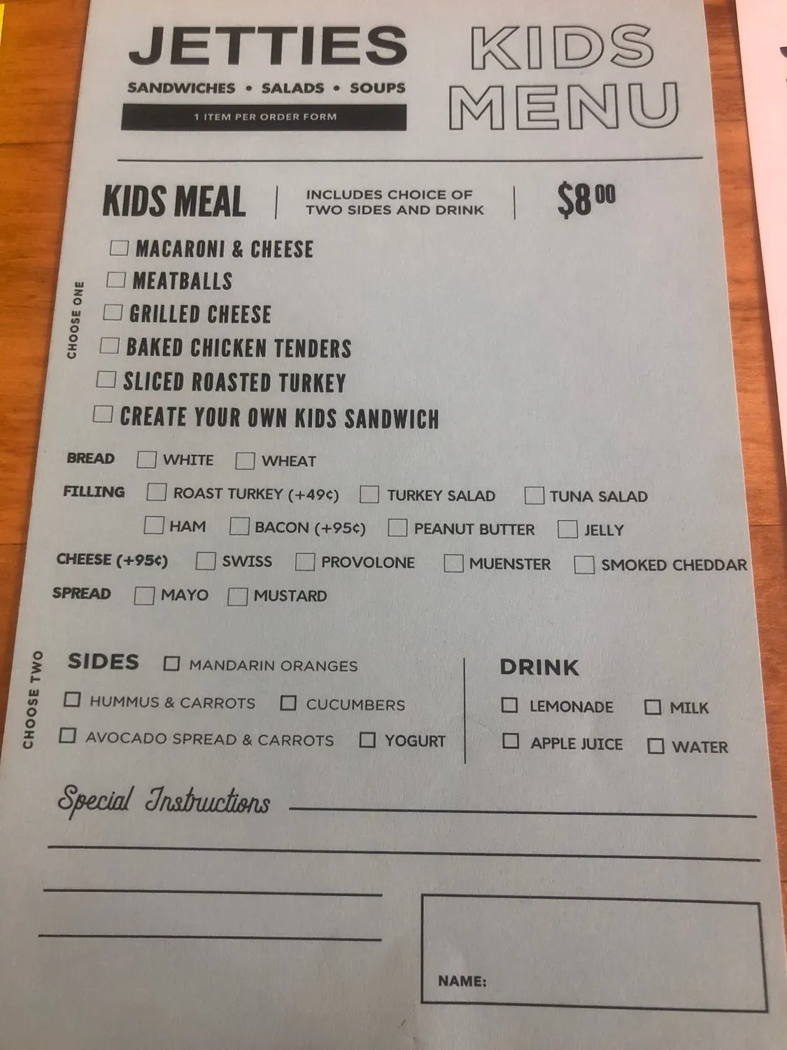 Menu 3