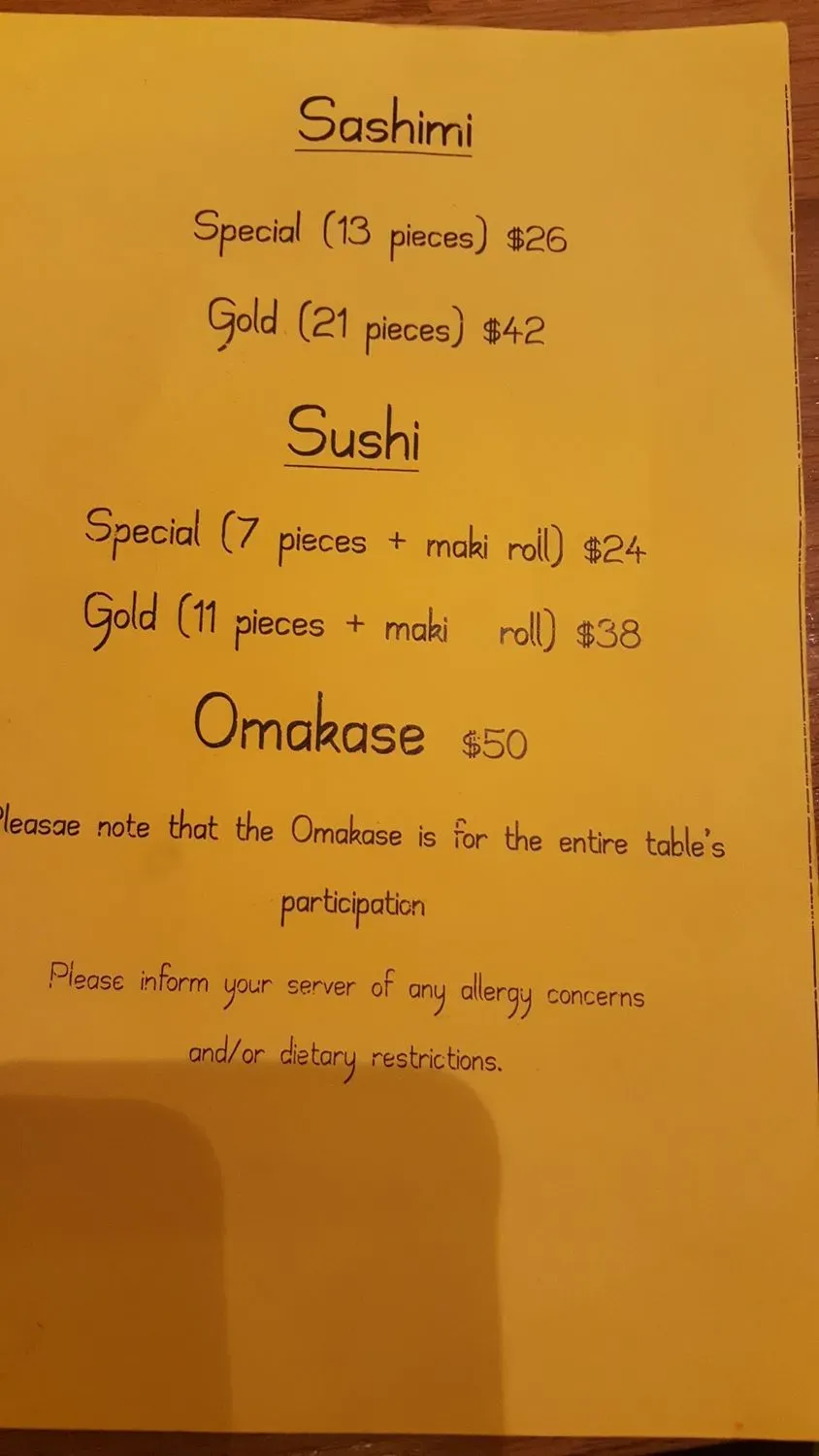 Menu 2