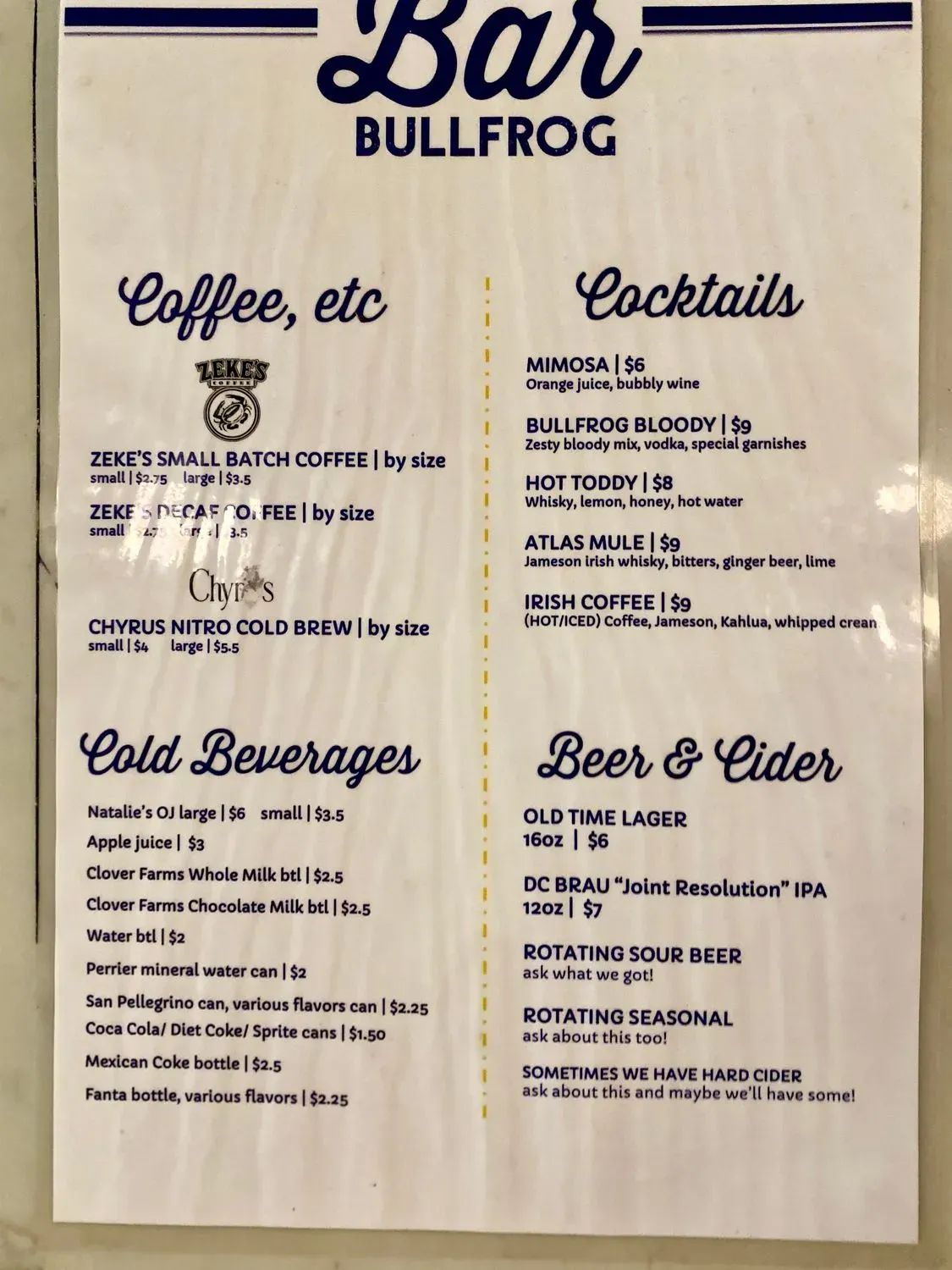 Menu 6