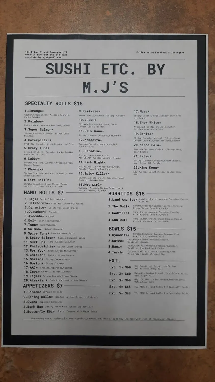 Menu 3