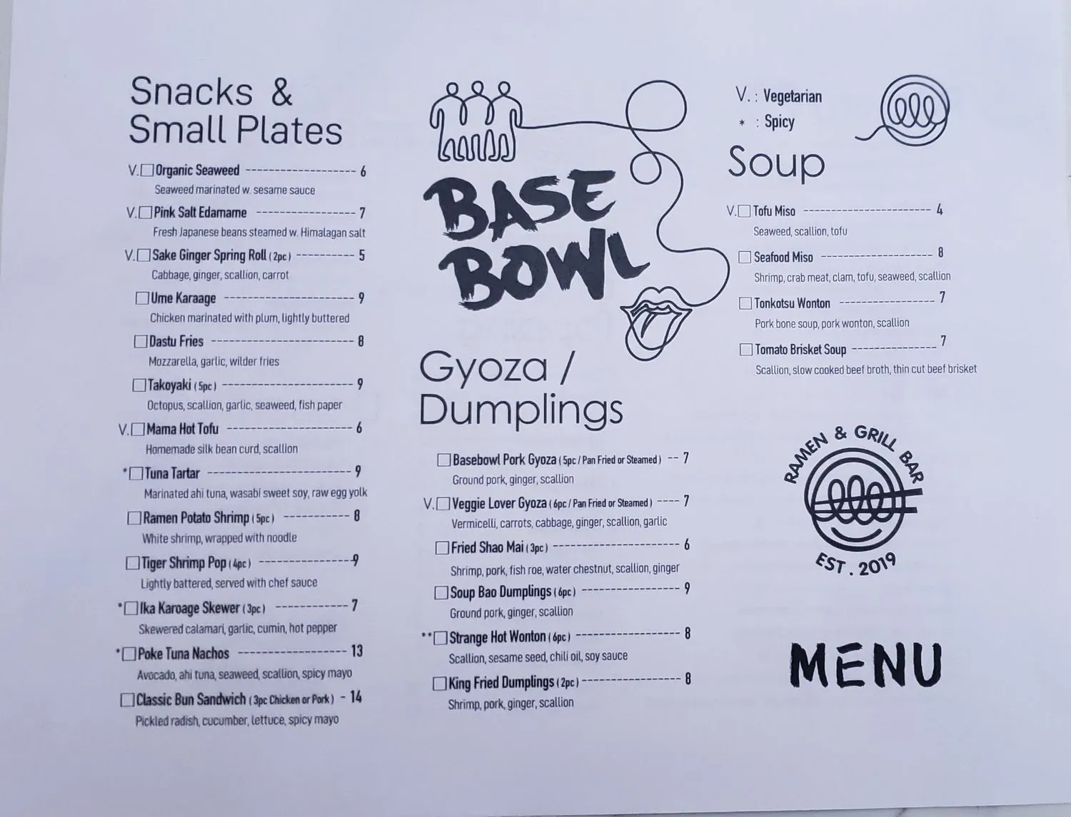 Menu 2