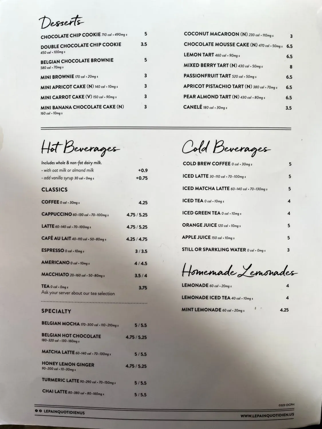 Menu 2